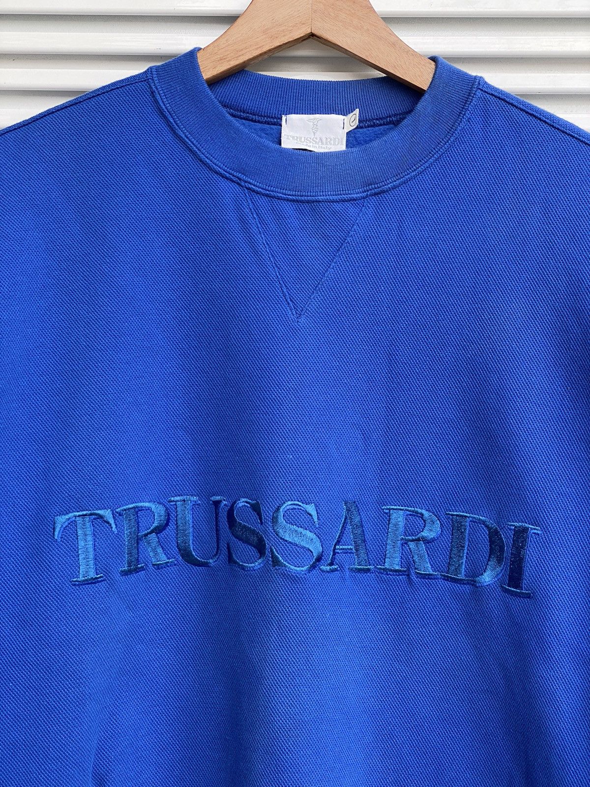 Japanese Brand × Trussardi Vintage Trussardi Embroidered Crewneck / Stussy Valentino Size US L / EU 52-54 / 3 - 2 Thumbnail