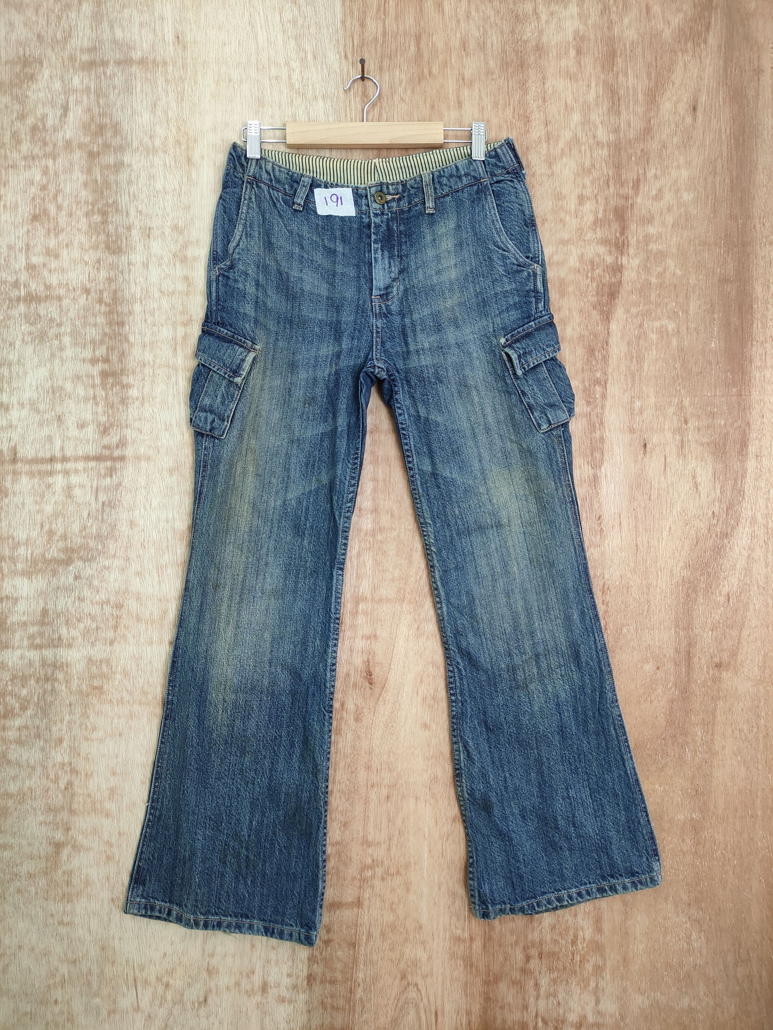 Japanese Brand DLL Japan denim multipocket tactical cargo pants #191 Size US 28 / EU 44 - 1 Thumbnail