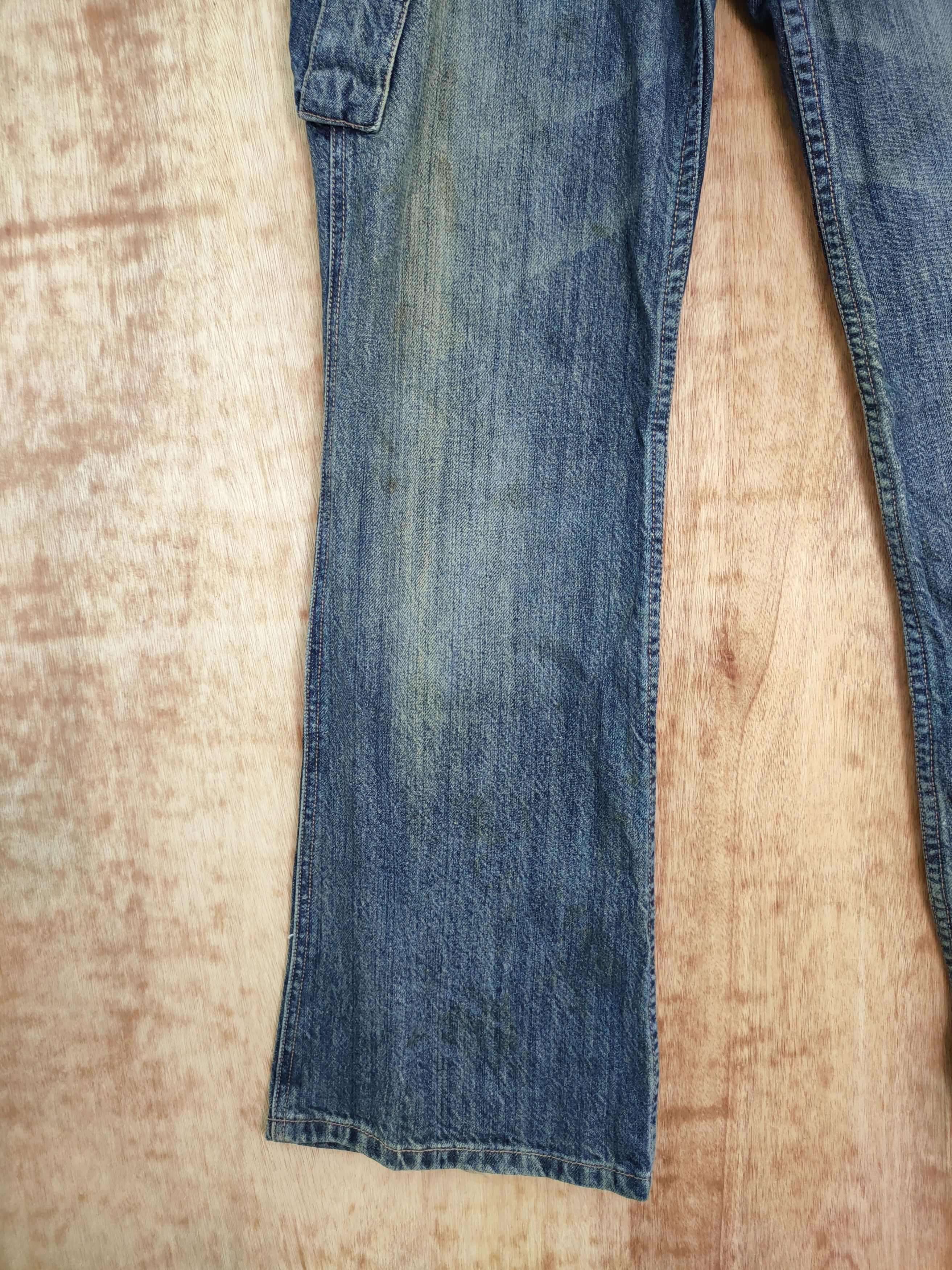 Japanese Brand DLL Japan denim multipocket tactical cargo pants #191 Size US 28 / EU 44 - 3 Thumbnail