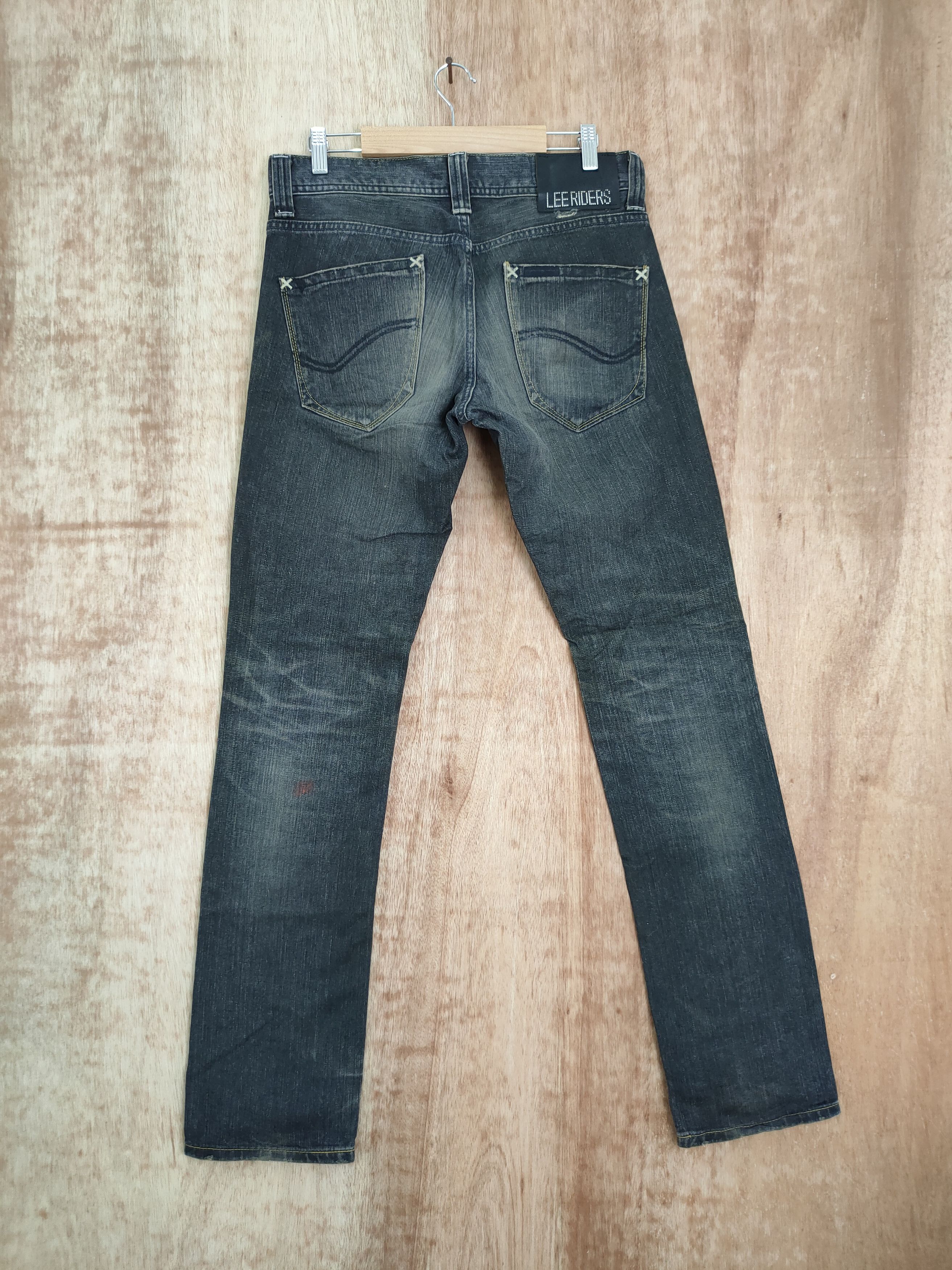 DLL Lee Riders denim black vintage streetwear jeans #717