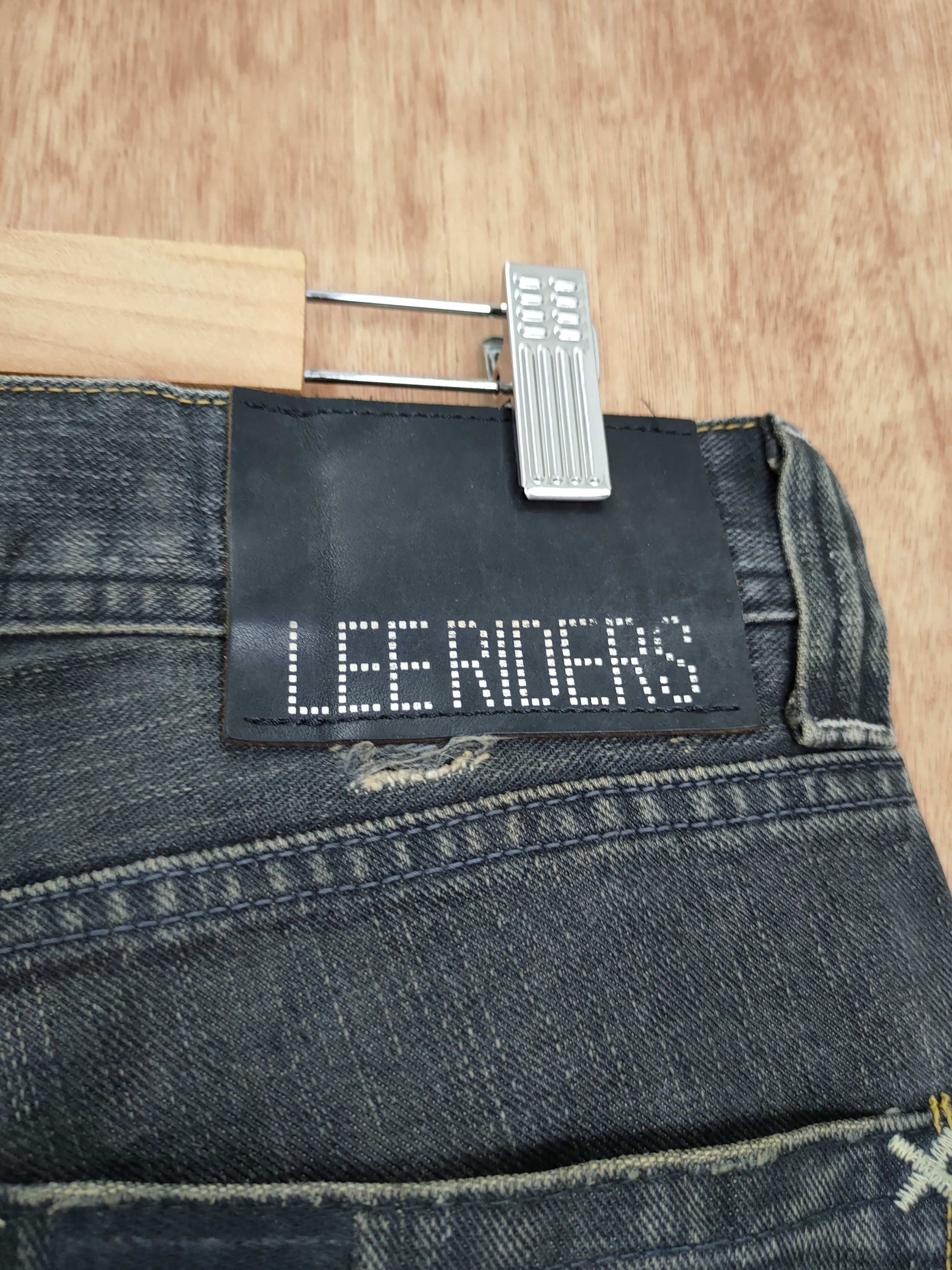 DLL Lee Riders denim black vintage streetwear jeans #717