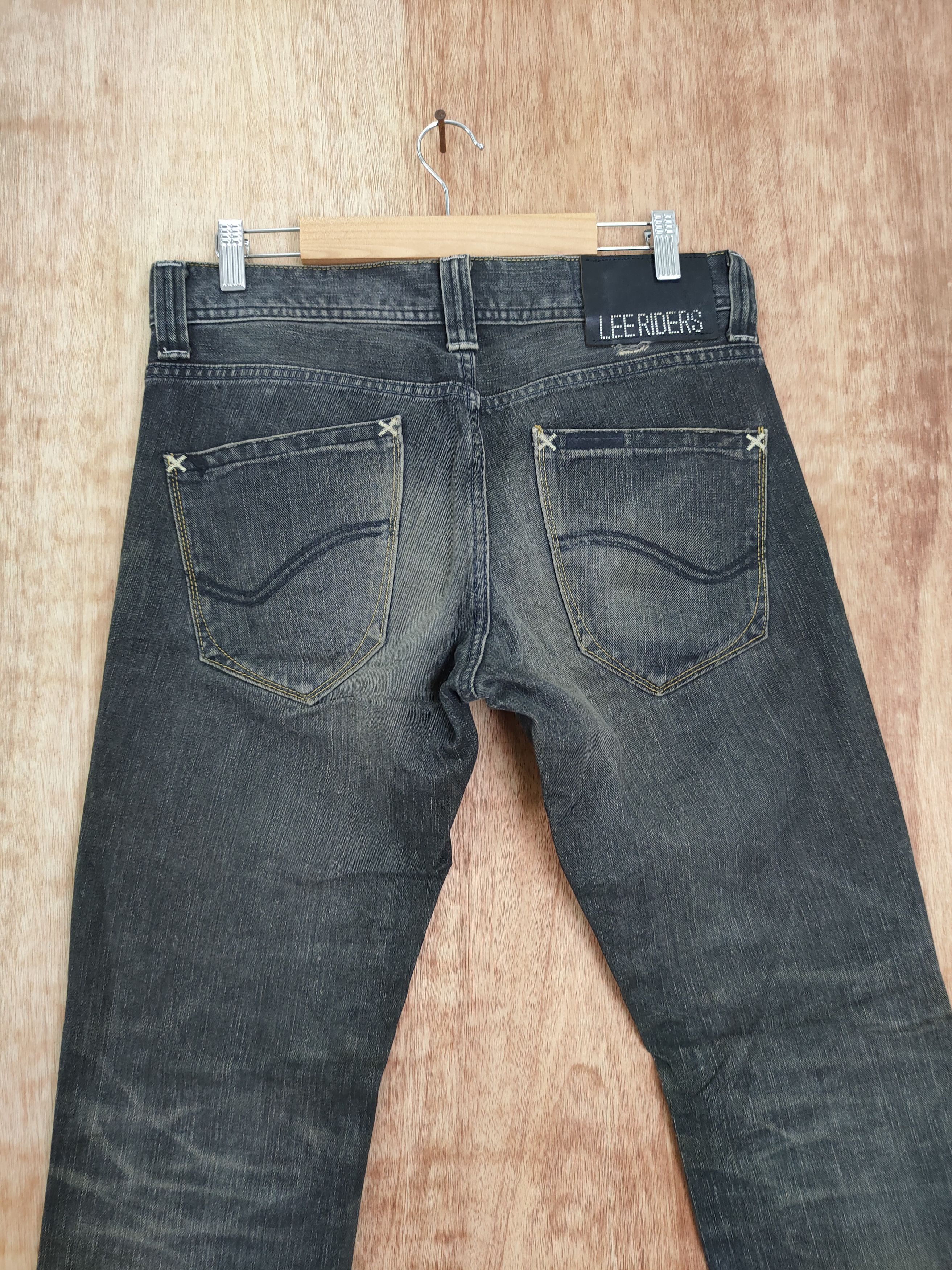 DLL Lee Riders denim black vintage streetwear jeans #717