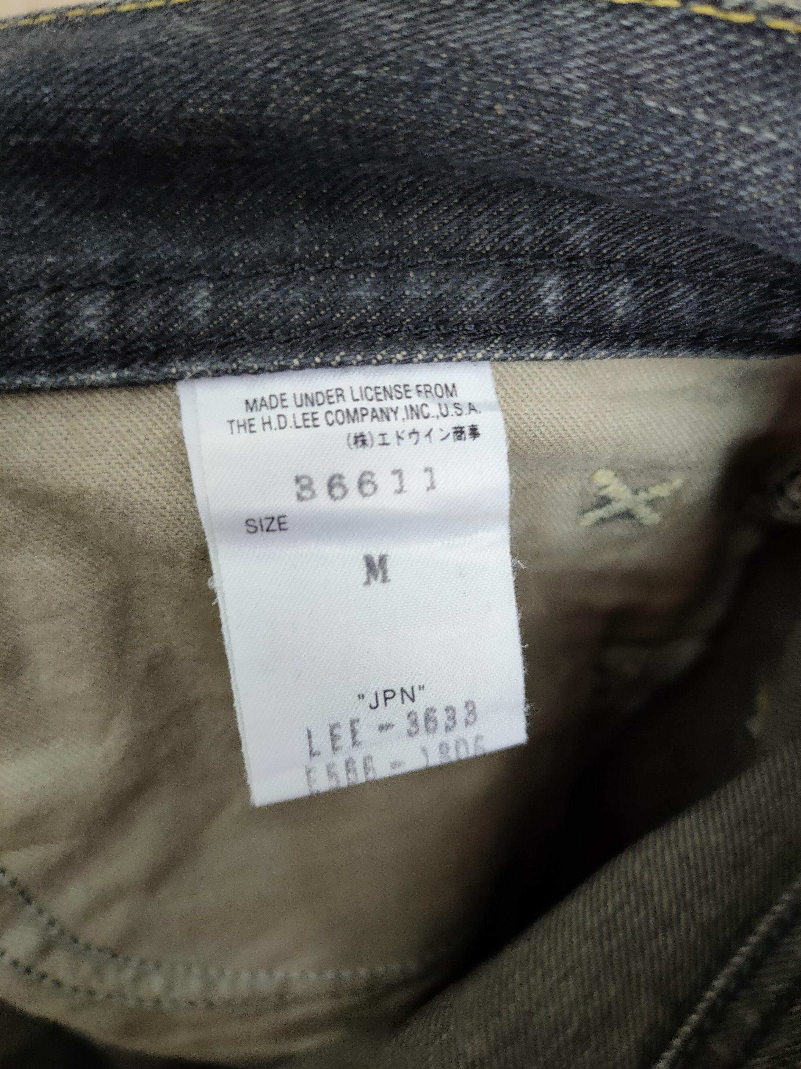 DLL Lee Riders denim black vintage streetwear jeans #717