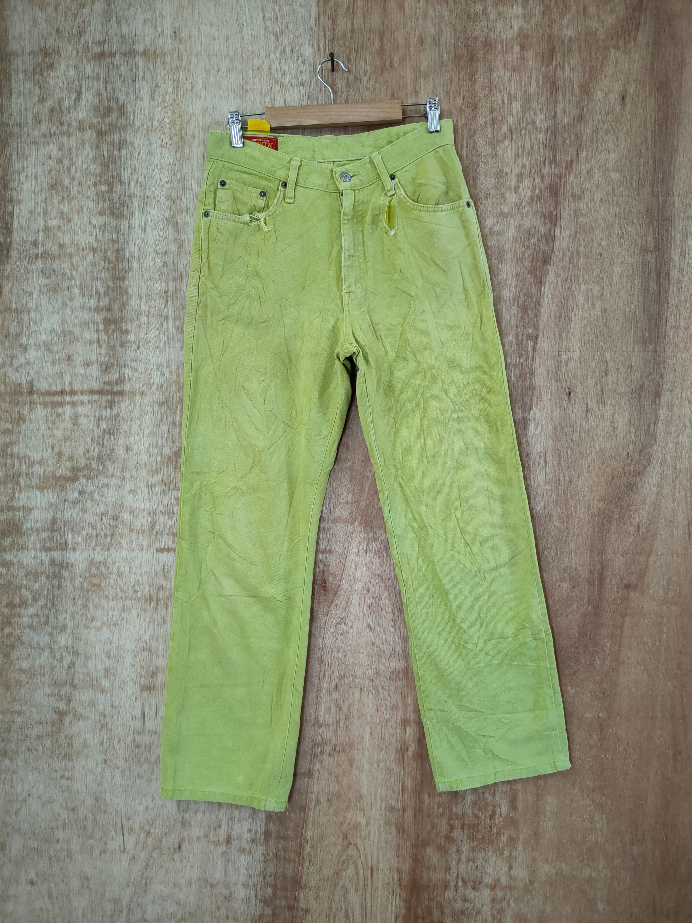 Edwin green japan denim pants #46-627