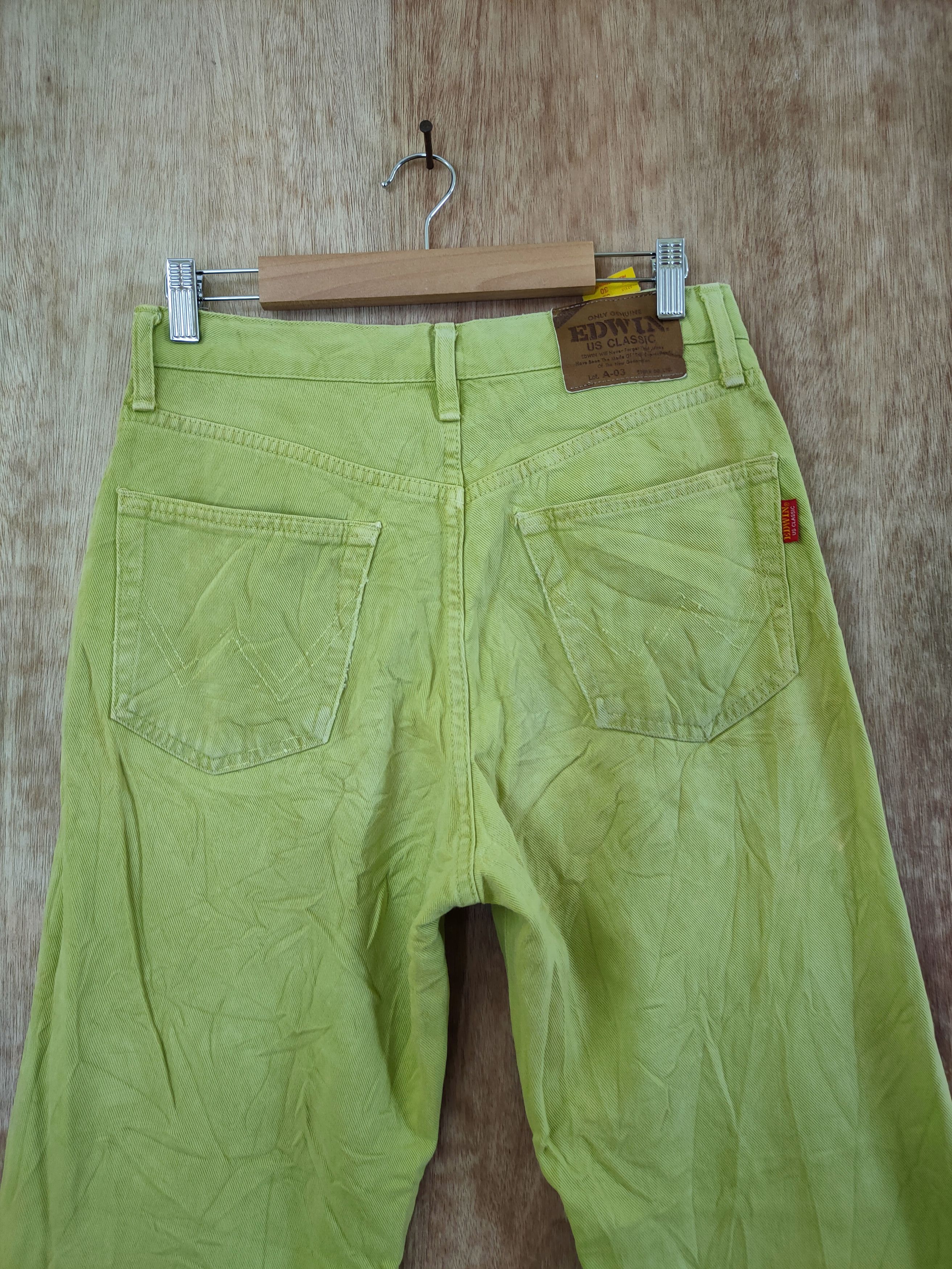 Edwin Edwin green japan denim pants #46-627 Size US 28 / EU 44 - 8 Thumbnail