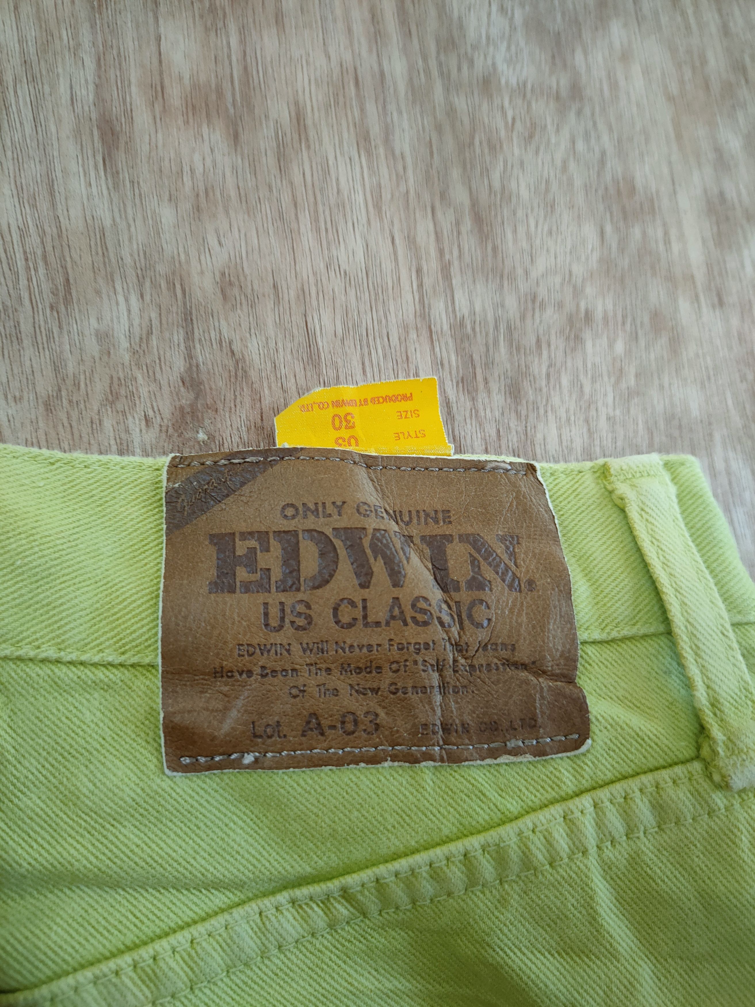 Edwin Edwin green japan denim pants #46-627 Size US 28 / EU 44 - 9 Thumbnail