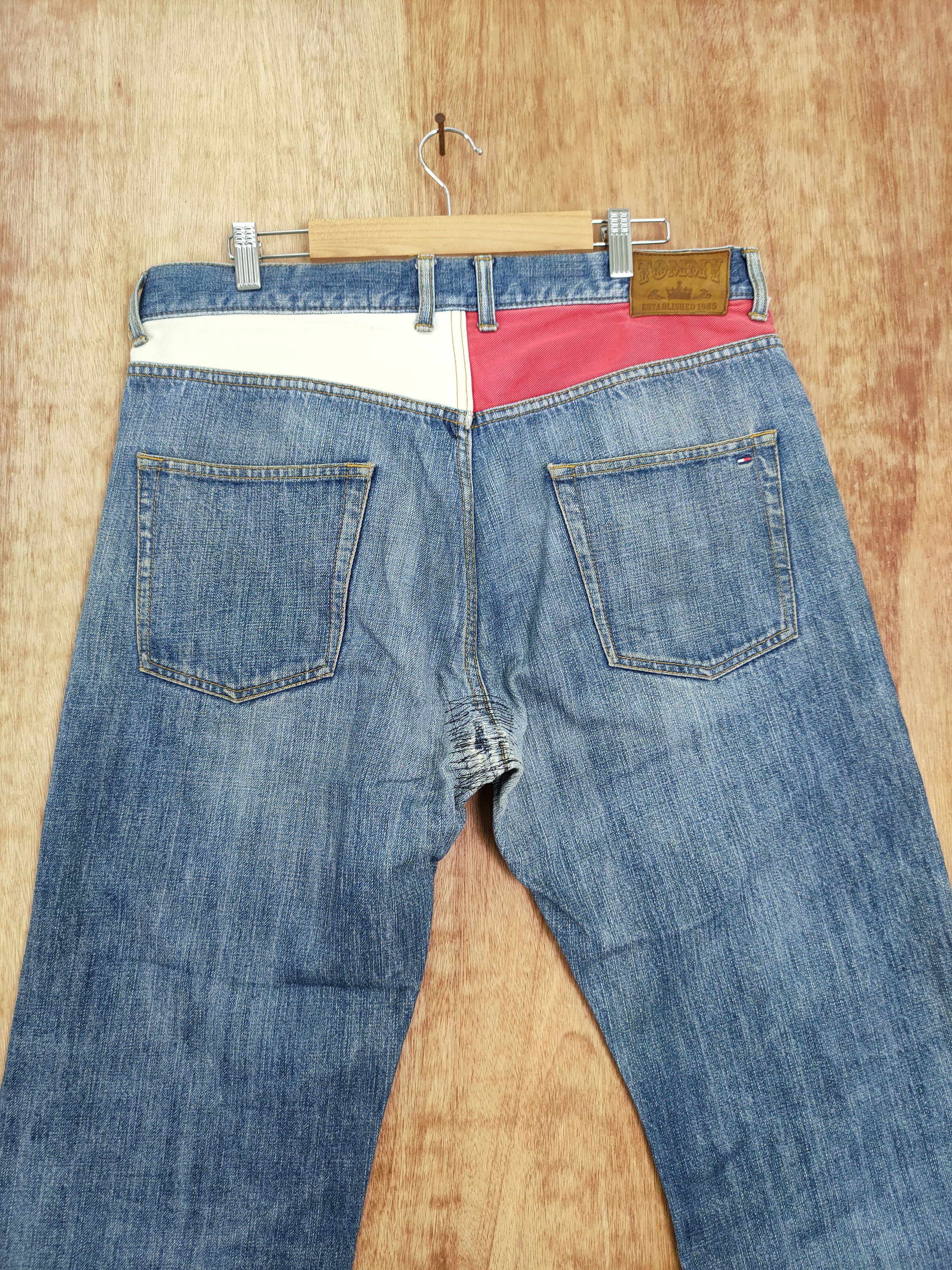 Tommy Hilfiger DLL tommy Hilfiger distressed denim pants #698 Size US 34 / EU 50 - 10 Thumbnail