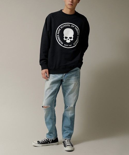 Number (N)ine Number nine SCHOOL OF VISUAL COMEDY SWEATSHIRT Size US XL / EU 56 / 4 - 6 Thumbnail