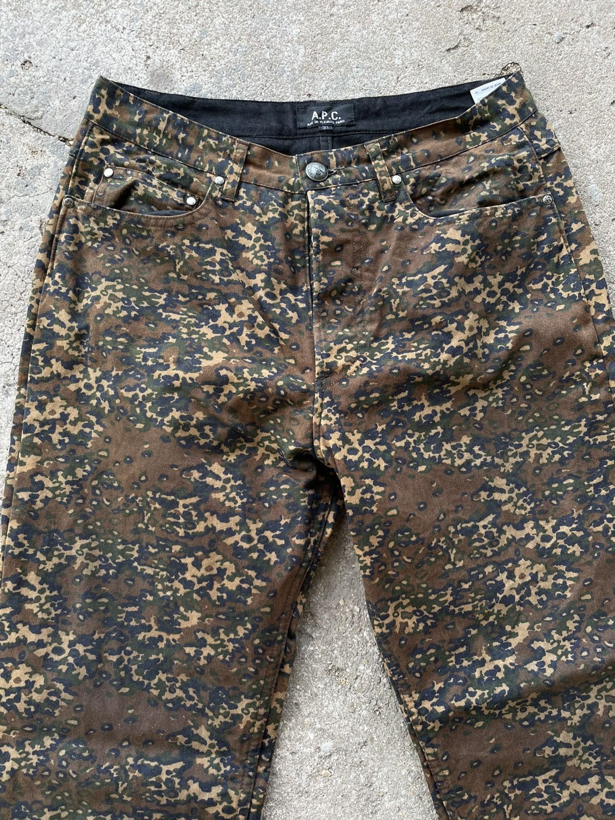 A.P.C. A.P.C. Camo design pants Size US 28 / EU 44 - 3 Thumbnail