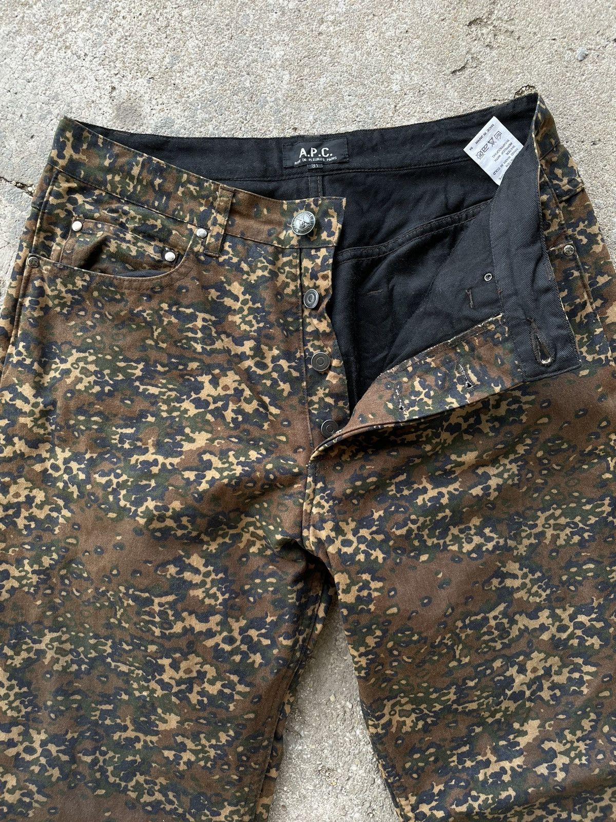 A.P.C. A.P.C. Camo design pants Size US 28 / EU 44 - 5 Thumbnail