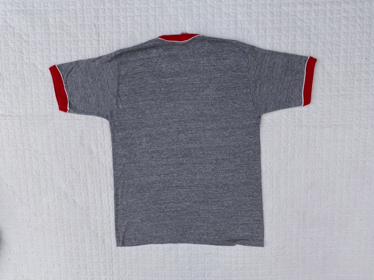 Vintage Vintage 80s Clinton Fire Rescue Double Ringer tee Size US M / EU 48-50 / 2 - 8 Thumbnail