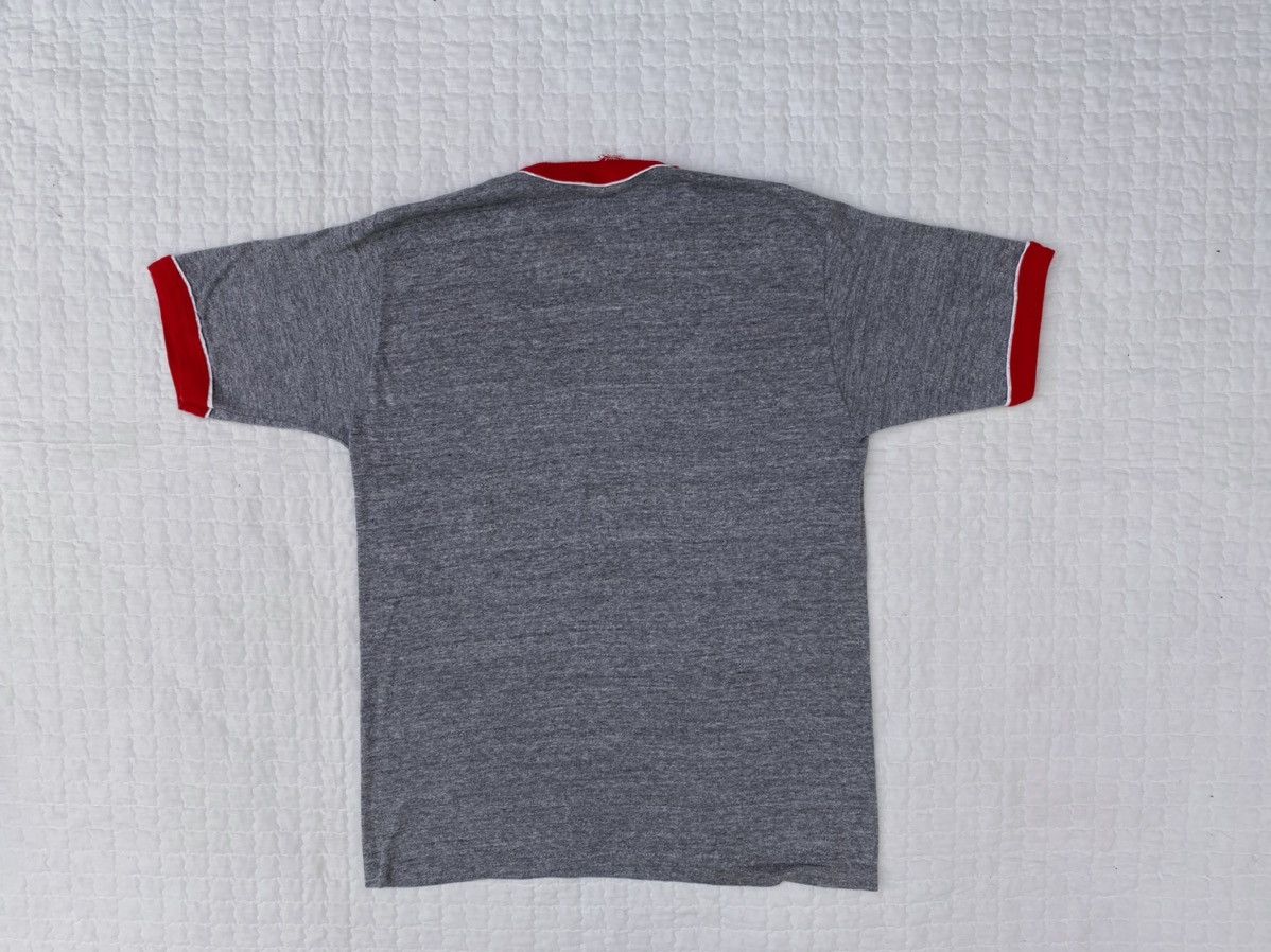 Vintage Vintage 80s Clinton Fire Rescue Double Ringer tee Size US M / EU 48-50 / 2 - 2 Thumbnail
