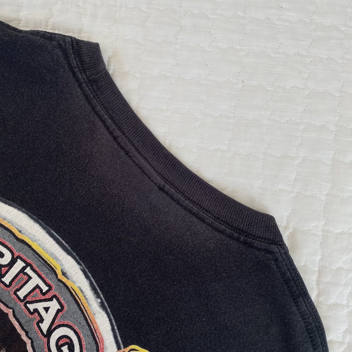 Harley Davidson Heritage Snap On Motorcycle Tee Bleach Colour Size US M / EU 48-50 / 2 - 7 Thumbnail