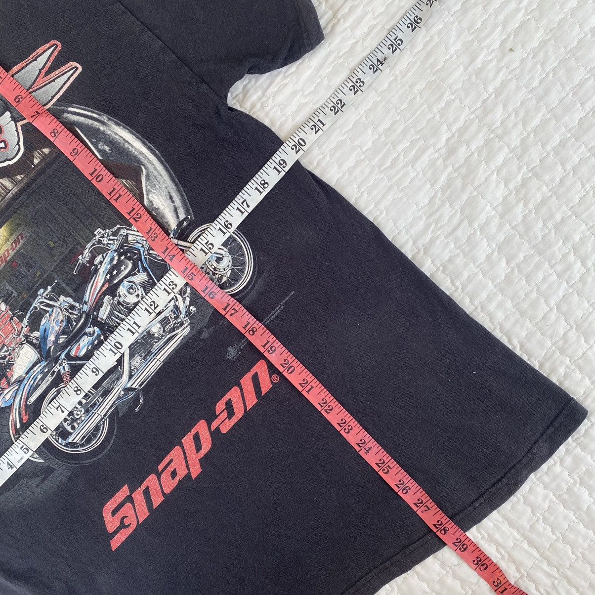 Harley Davidson Heritage Snap On Motorcycle Tee Bleach Colour Size US M / EU 48-50 / 2 - 6 Thumbnail