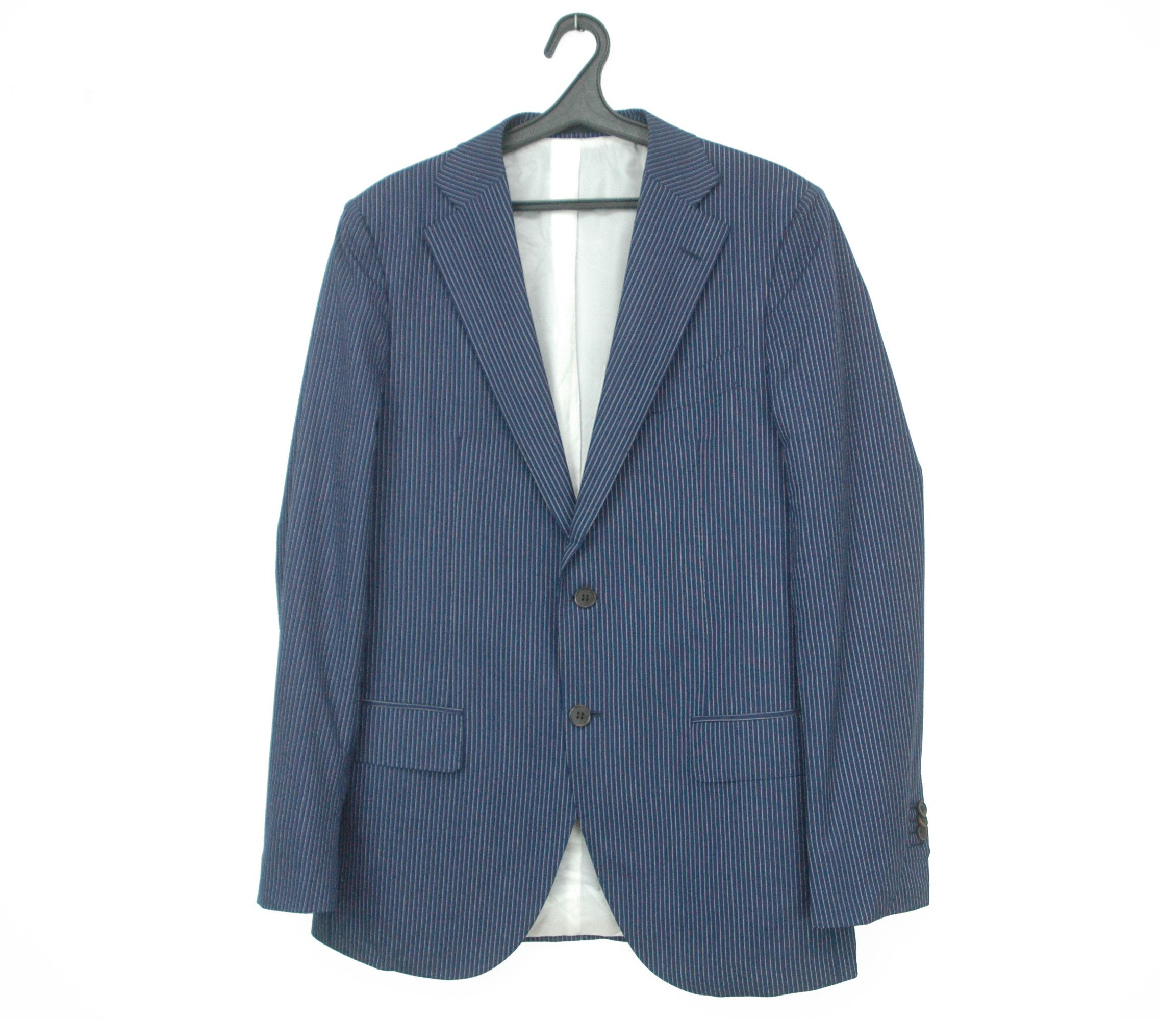 Suitsupply Suitsupply Striped Lazio Blazer Pure Wool Size 40L - 1 Thumbnail