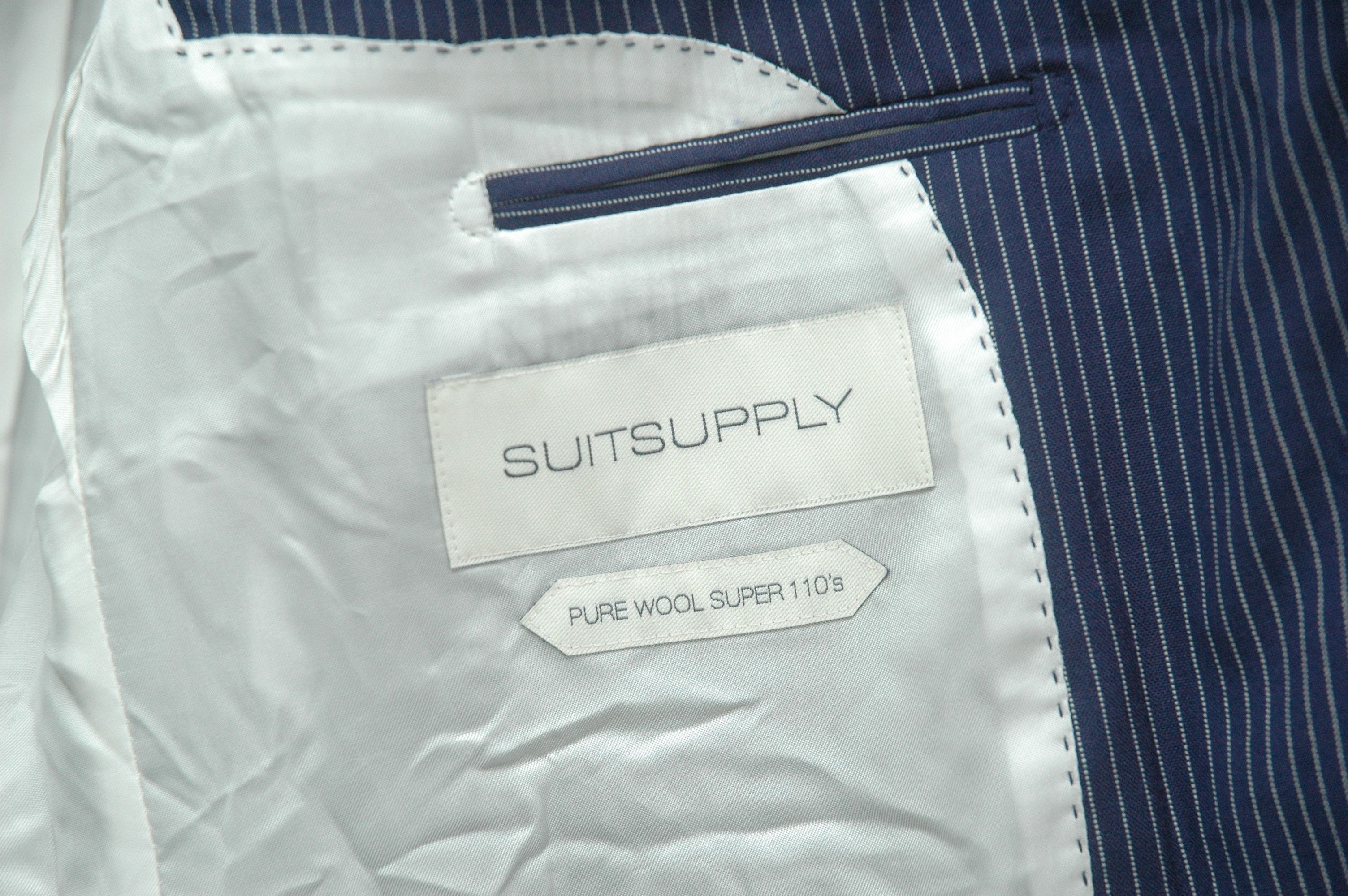 Suitsupply Suitsupply Striped Lazio Blazer Pure Wool Size 40L - 5 Thumbnail