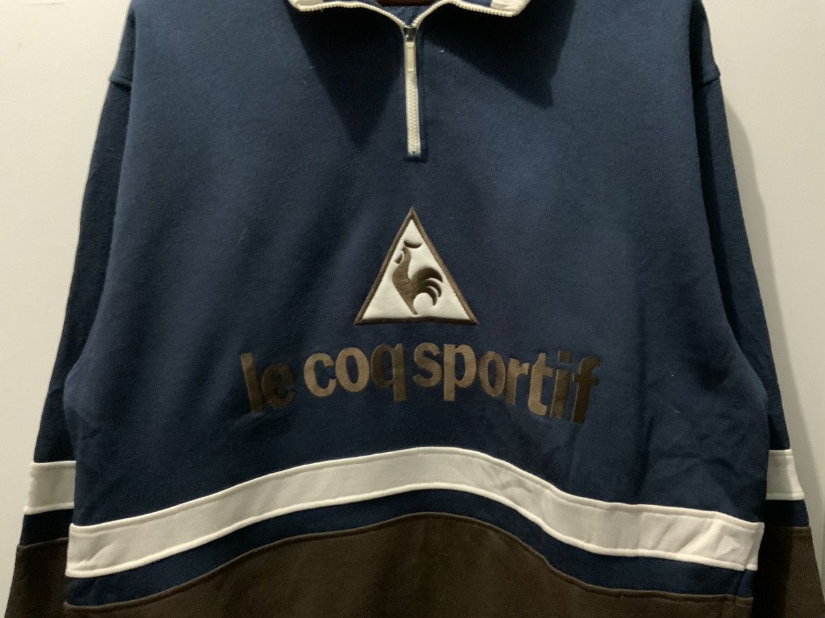 Le Coq Sportif Vintage Le Coq Sportif Japan Made Sweatshirt Size US XL / EU 56 / 4 - 4 Thumbnail