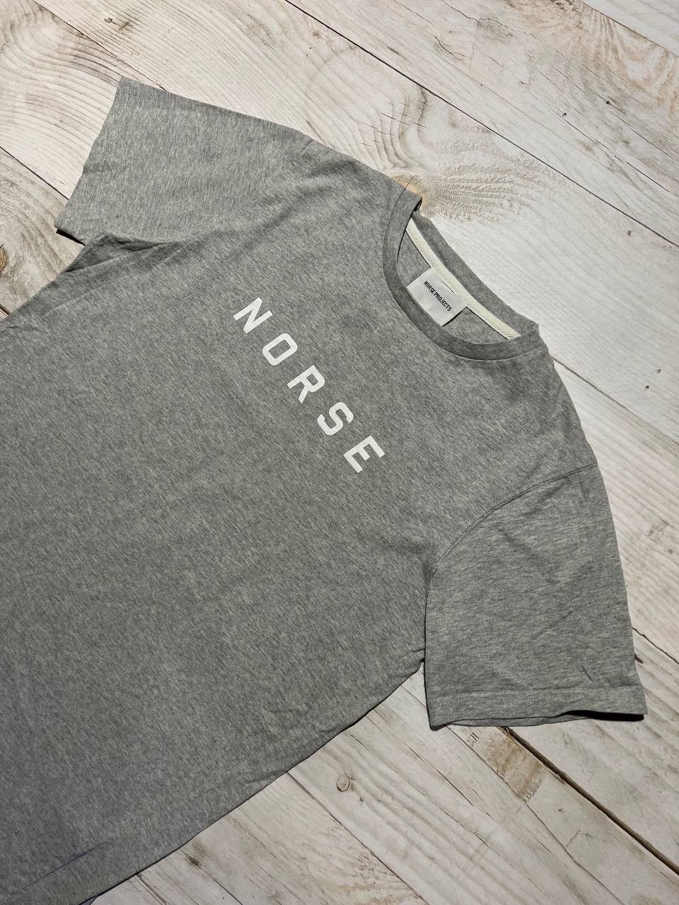 Norse Projects Norse Projects T-Shirt Big Logo Luxury Grey Men Size S Size US S / EU 44-46 / 1 - 2 Thumbnail