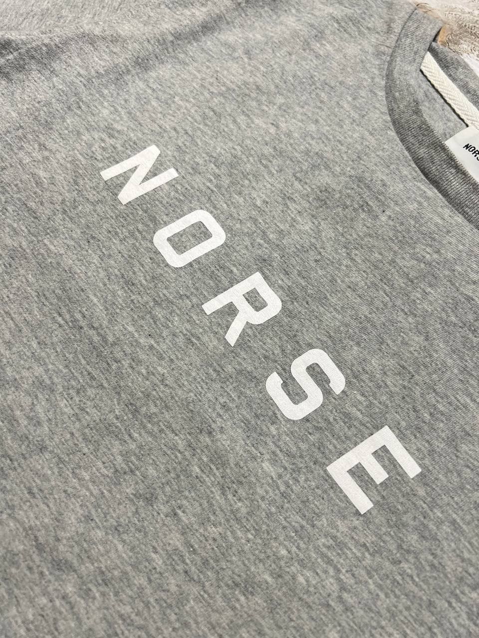 Norse Projects Norse Projects T-Shirt Big Logo Luxury Grey Men Size S Size US S / EU 44-46 / 1 - 3 Thumbnail