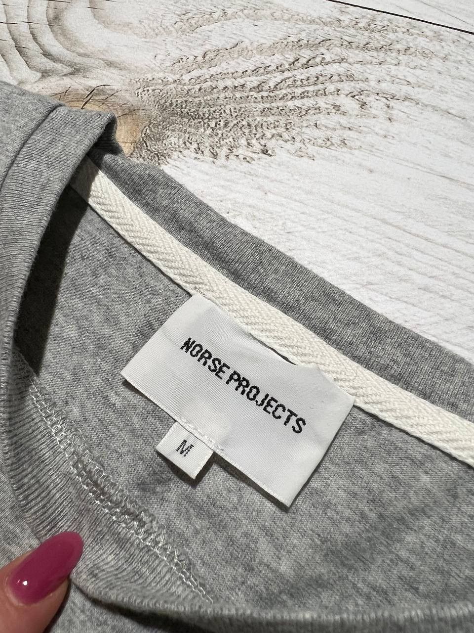 Norse Projects Norse Projects T-Shirt Big Logo Luxury Grey Men Size S Size US S / EU 44-46 / 1 - 5 Thumbnail