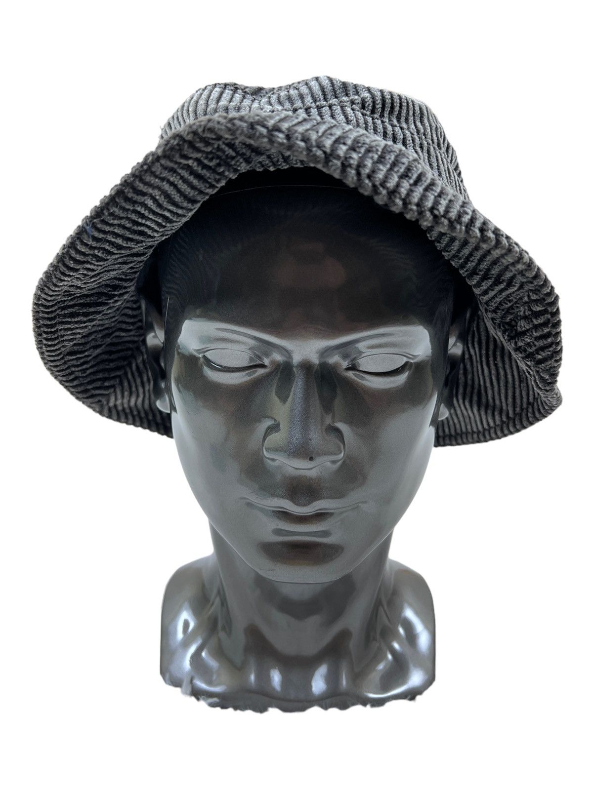 Yohji Yamamoto SACSNY by Y'SACCS Yohji Yamamato Stripe Courdroy Bucket Hat Size ONE SIZE - 2 Thumbnail