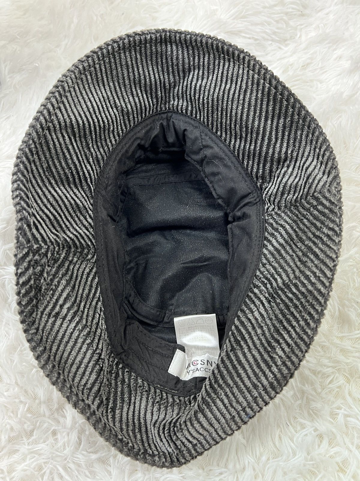 Yohji Yamamoto SACSNY by Y'SACCS Yohji Yamamato Stripe Courdroy Bucket Hat Size ONE SIZE - 6 Thumbnail