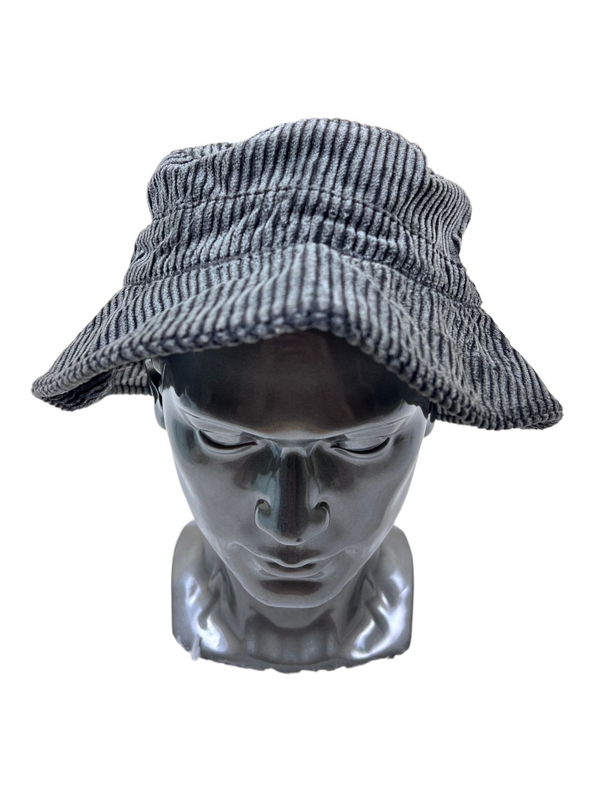 Yohji Yamamoto SACSNY by Y'SACCS Yohji Yamamato Stripe Courdroy Bucket Hat Size ONE SIZE - 3 Thumbnail