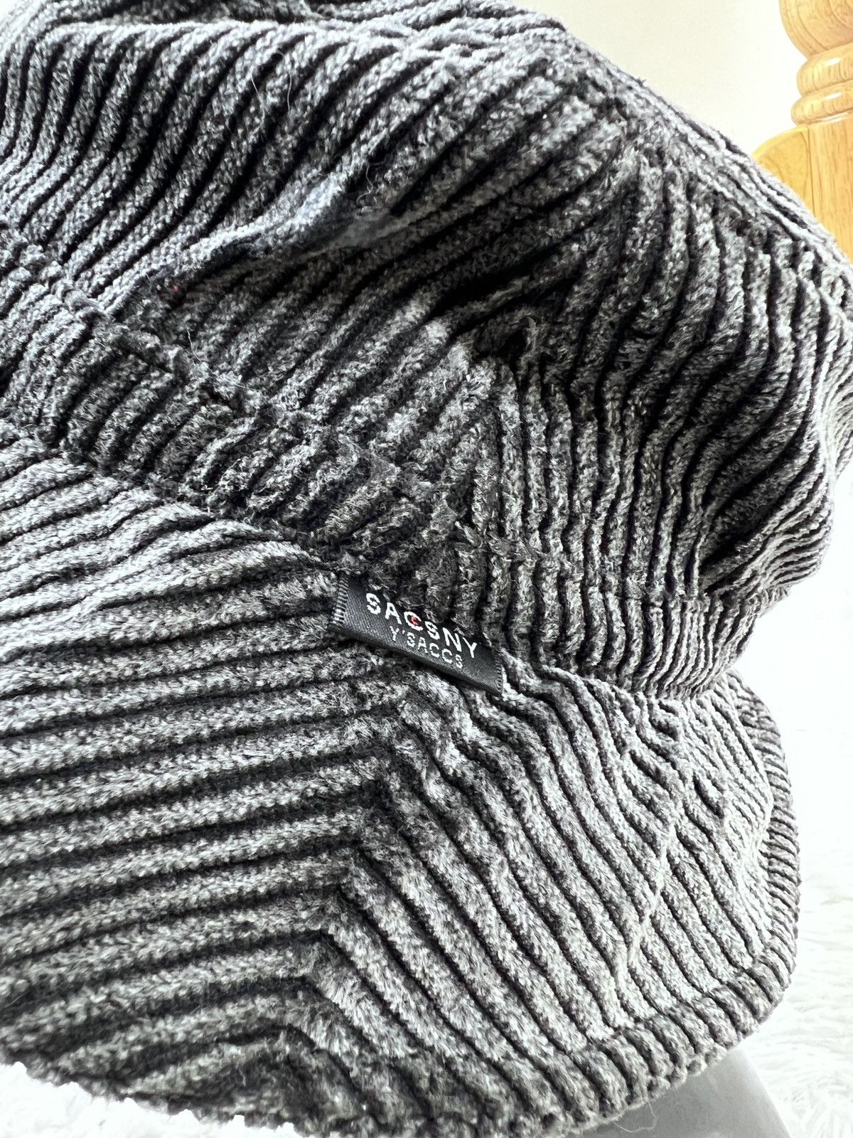Yohji Yamamoto SACSNY by Y'SACCS Yohji Yamamato Stripe Courdroy Bucket Hat Size ONE SIZE - 4 Thumbnail