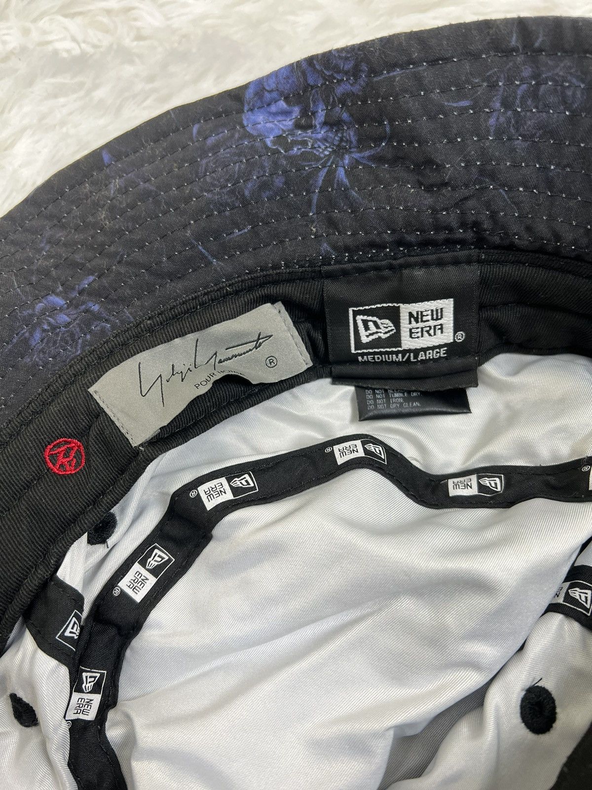 New Era × Yohji Yamamoto New Era X Yohji Yamamoto SS 21 Yuuka Asakura Bucket Hat Size ONE SIZE - 6 Thumbnail