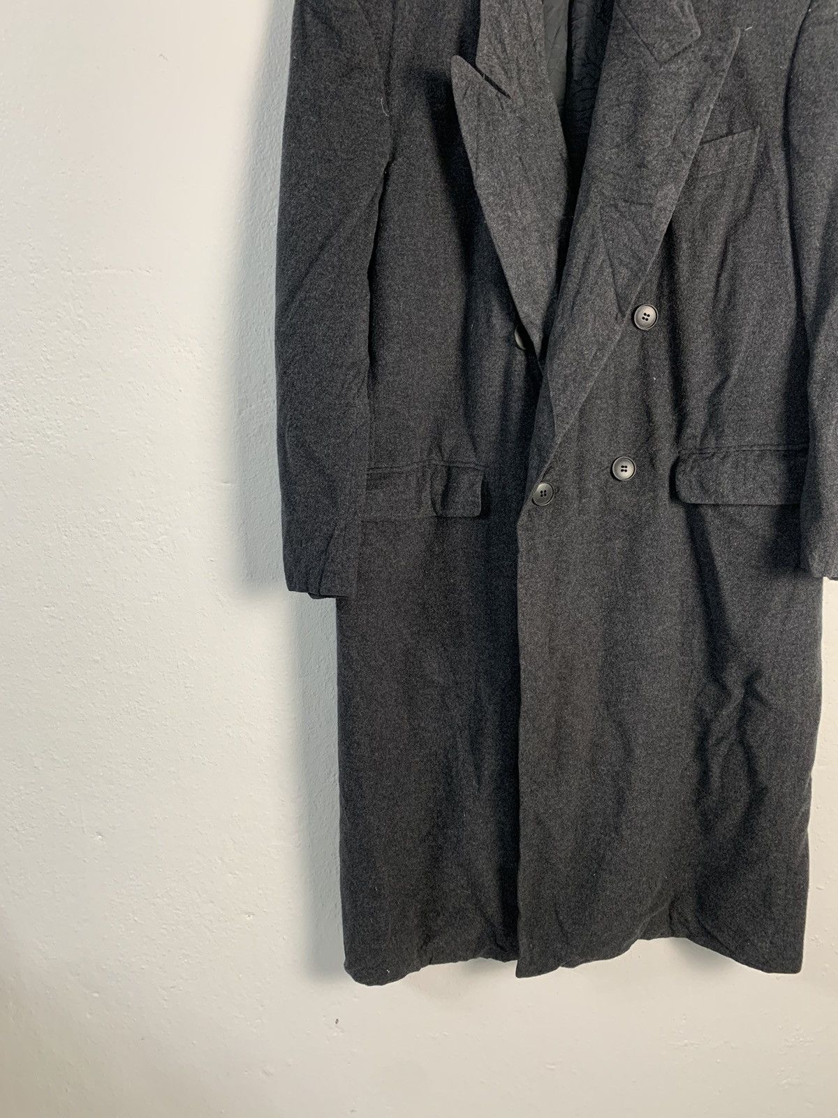 Lanvin Lanvin Wool Double Breast Overcoat Size US M / EU 48-50 / 2 - 2 Thumbnail