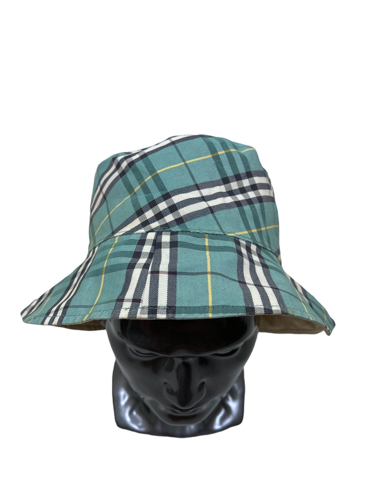 Burberry Vintage Burberry Revisible Bucket Hat Size ONE SIZE - 3 Thumbnail
