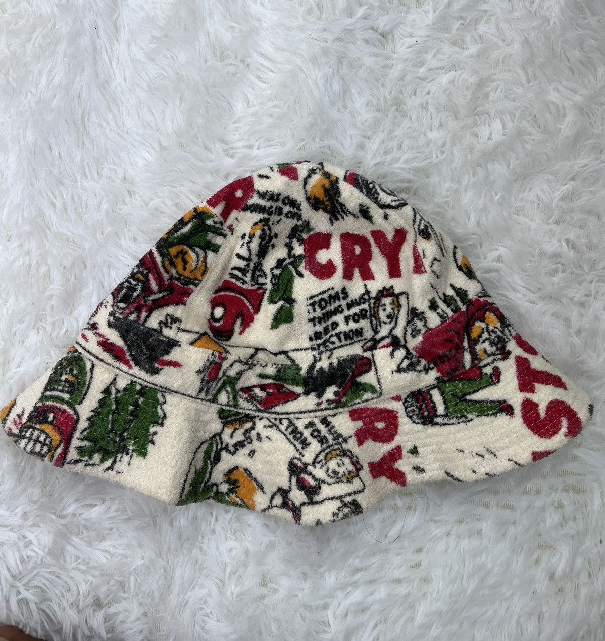 Japanese Brand Vintage Denim Dungaree Full Print Bucket Hat Size ONE SIZE - 3 Thumbnail