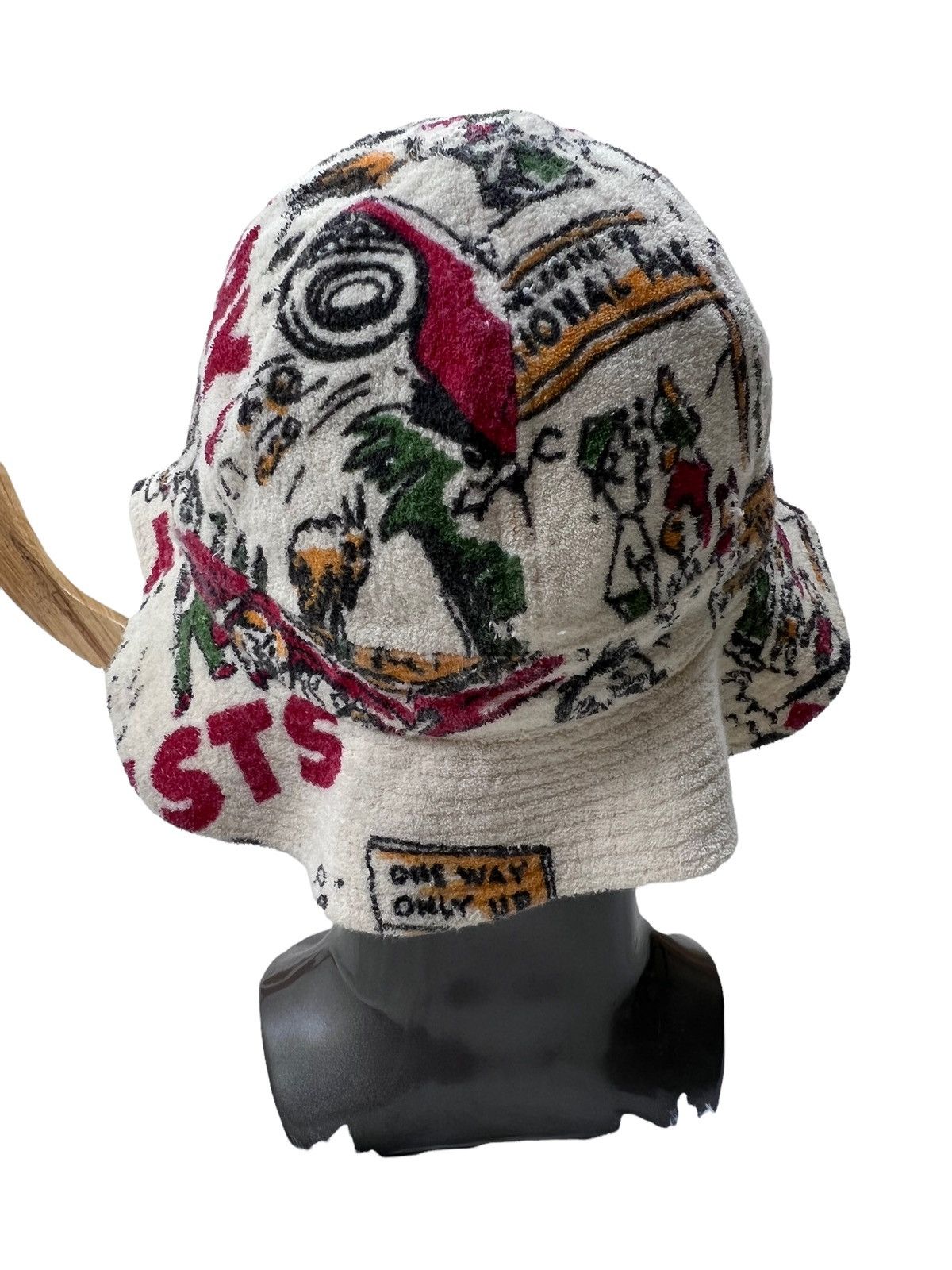 Japanese Brand Vintage Denim Dungaree Full Print Bucket Hat Size ONE SIZE - 4 Thumbnail