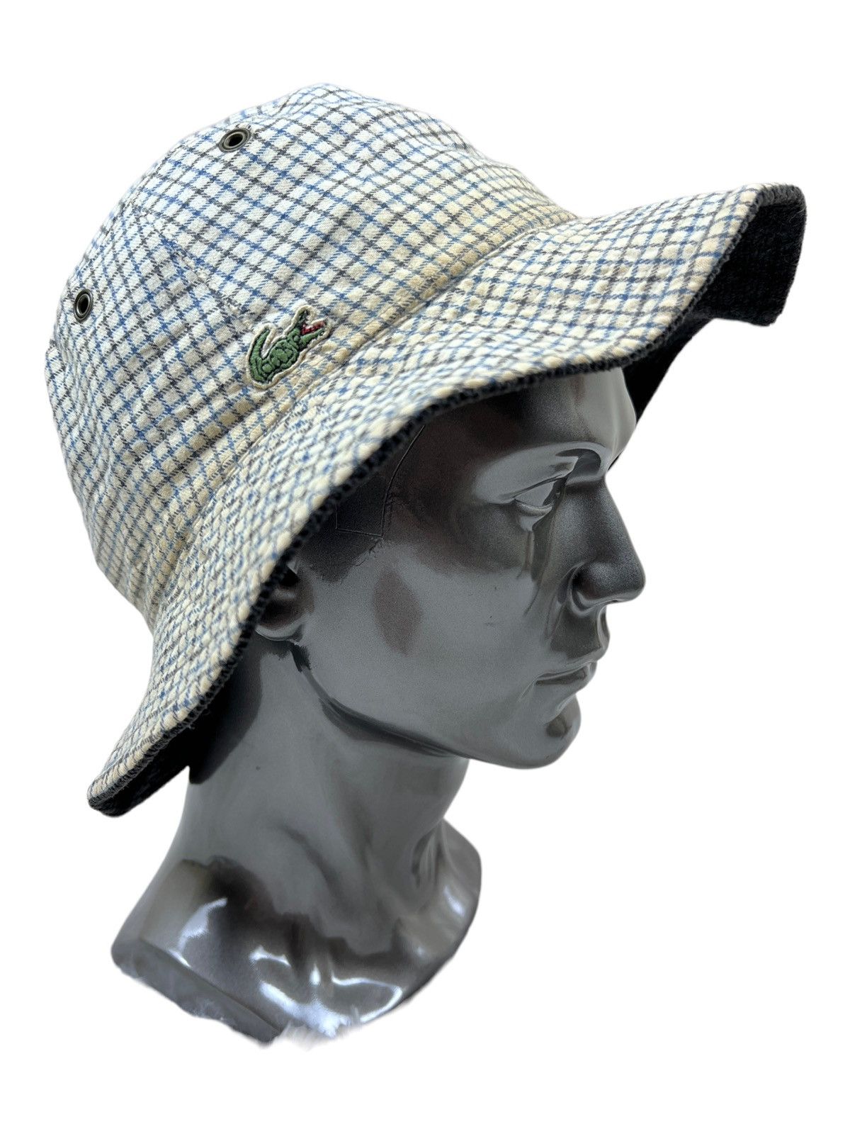 Lacoste Vintage Reversible Small Logo Bucket Hat Size ONE SIZE - 4 Thumbnail