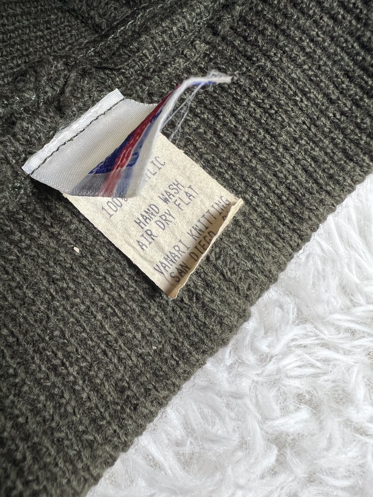 Vintage Vintage Vanari Knitting Military Hat Made In Usa Size ONE SIZE - 6 Thumbnail