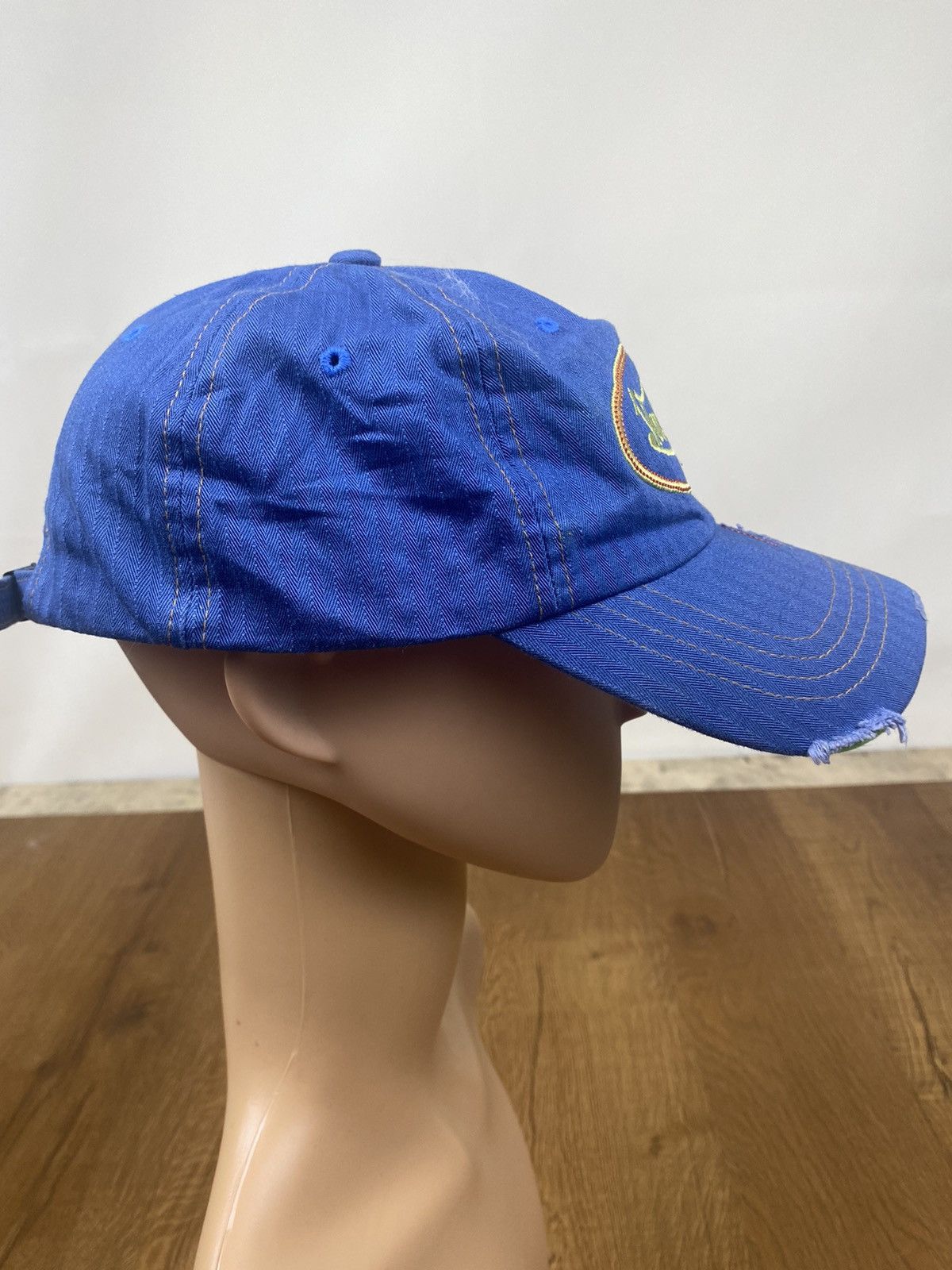 Von Dutch Von Dutch Big Logo Distressed Adjustable Hat Size ONE SIZE - 3 Thumbnail