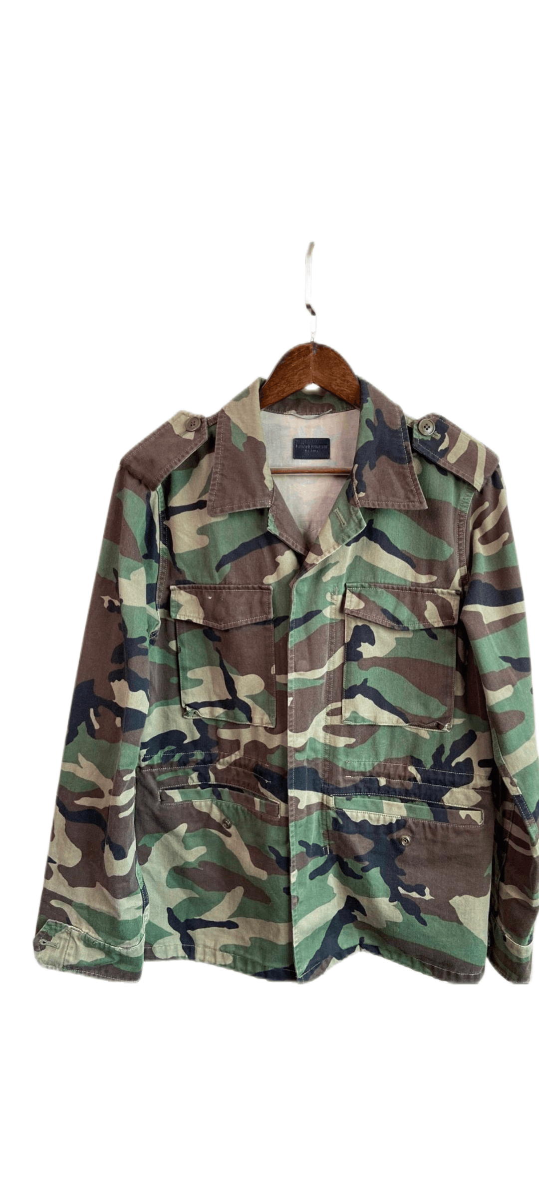 Saint Laurent love cloud camouflage jacket