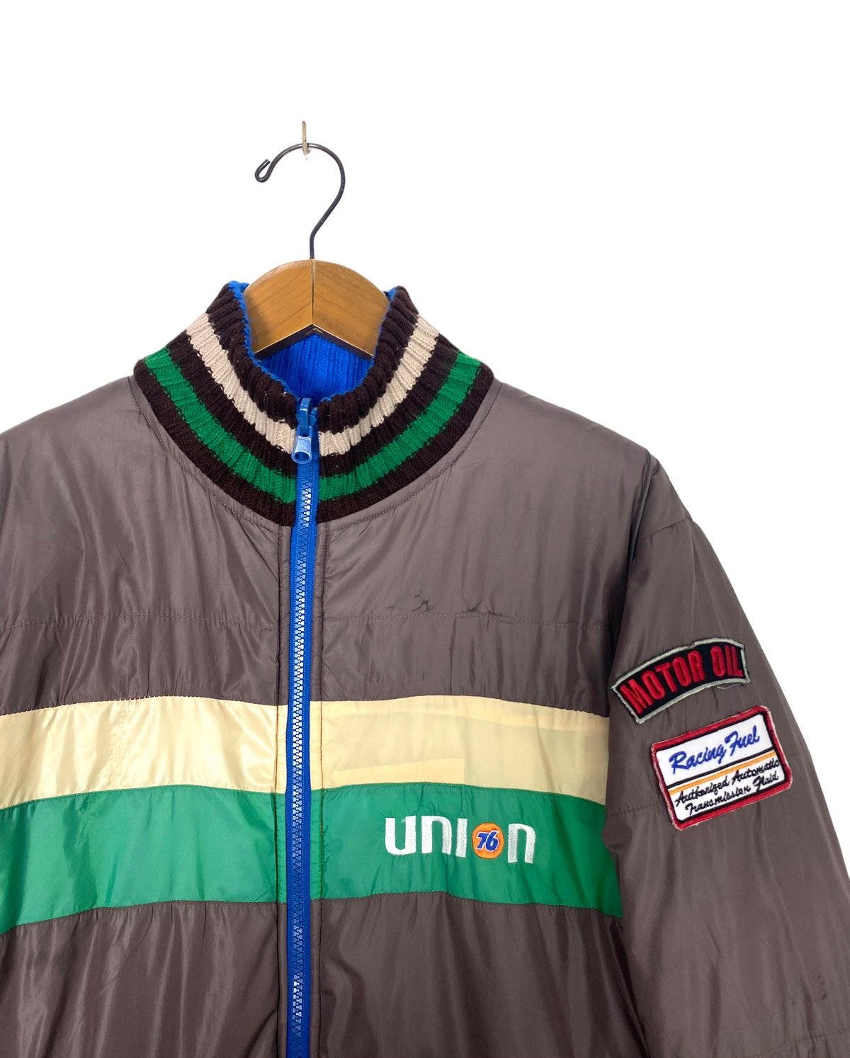 Japanese Brand Rare‼️ 76 Lubricants Reversible Puffer and Knitwear Size US S / EU 44-46 / 1 - 6 Thumbnail