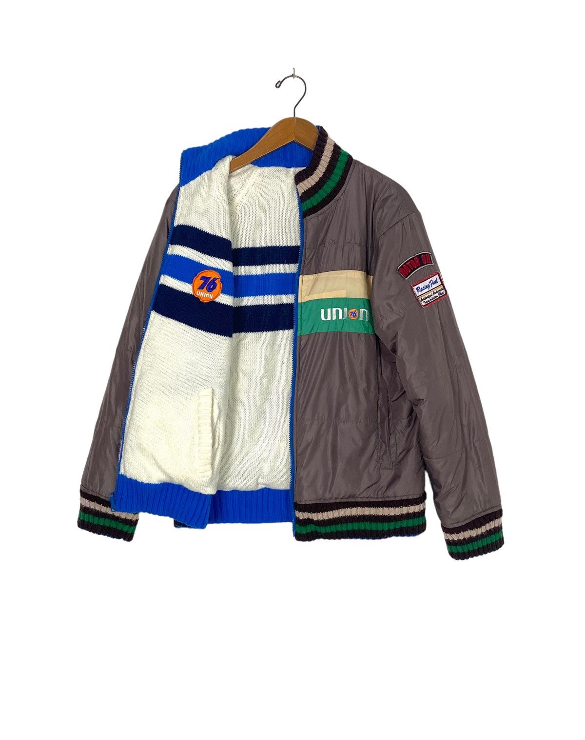 Japanese Brand Rare‼️ 76 Lubricants Reversible Puffer and Knitwear Size US S / EU 44-46 / 1 - 1 Thumbnail