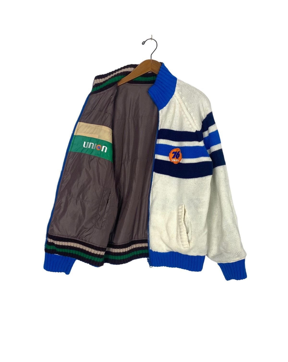 Japanese Brand Rare‼️ 76 Lubricants Reversible Puffer and Knitwear Size US S / EU 44-46 / 1 - 2 Thumbnail
