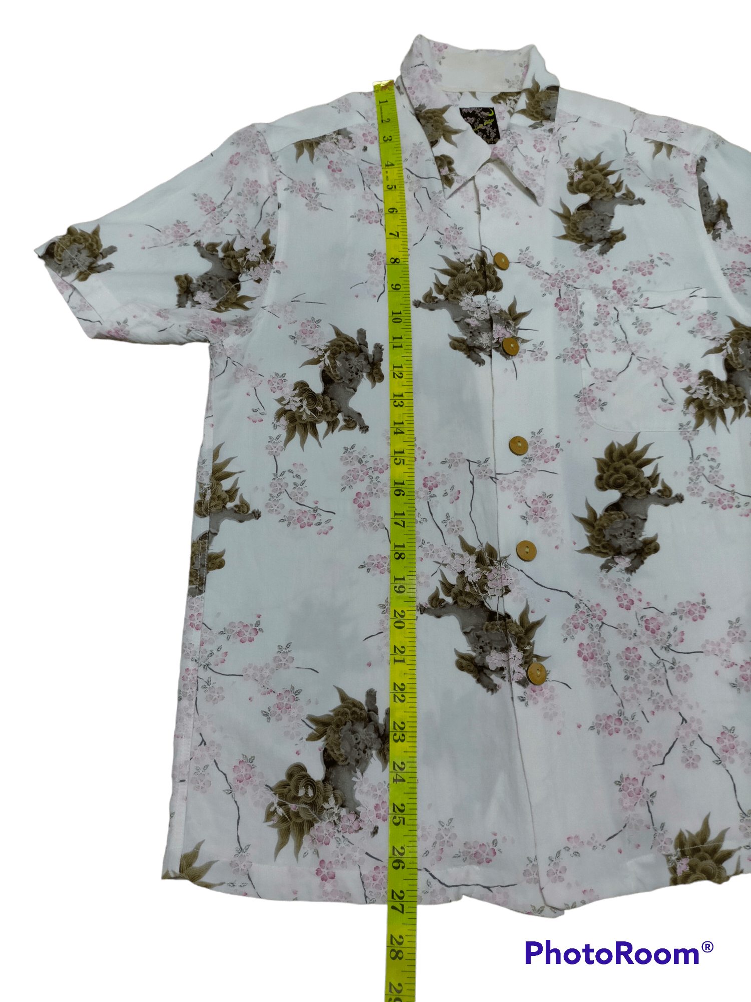 Japanese Brand Oniwa Soto Rayon Crepe Hawaiian shirt Size US L / EU 52-54 / 3 - 11 Thumbnail