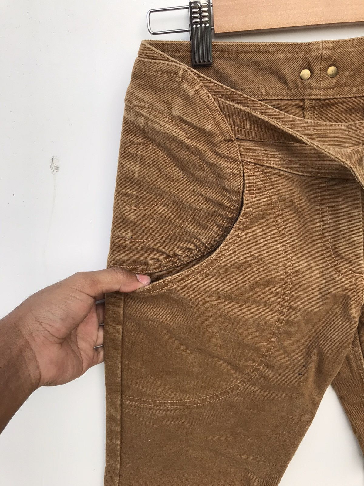Issey Miyake Vintage Share Spirit Japan Brown Pants Tagged 36 Fits 28W Size US 28 / EU 44 - 7 Thumbnail