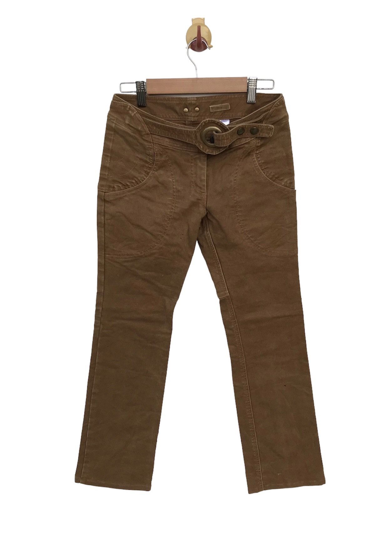 Issey Miyake Vintage Share Spirit Japan Brown Pants Tagged 36 Fits 28W Size US 28 / EU 44 - 1 Thumbnail