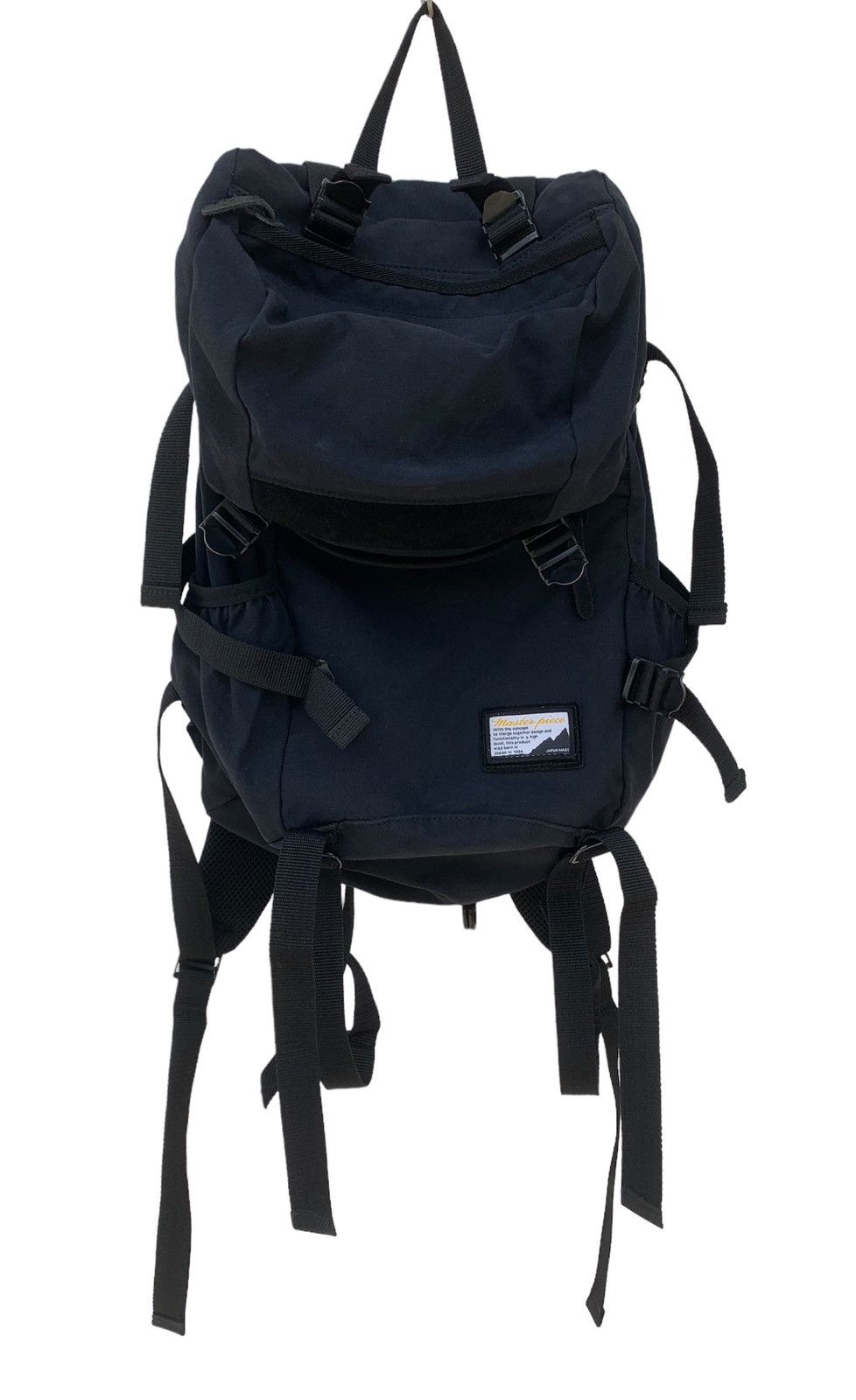 image of Archival Clothing x Masterpiece Master-Piece Travel Parachute Backpack (Mspc) in Black, Men's