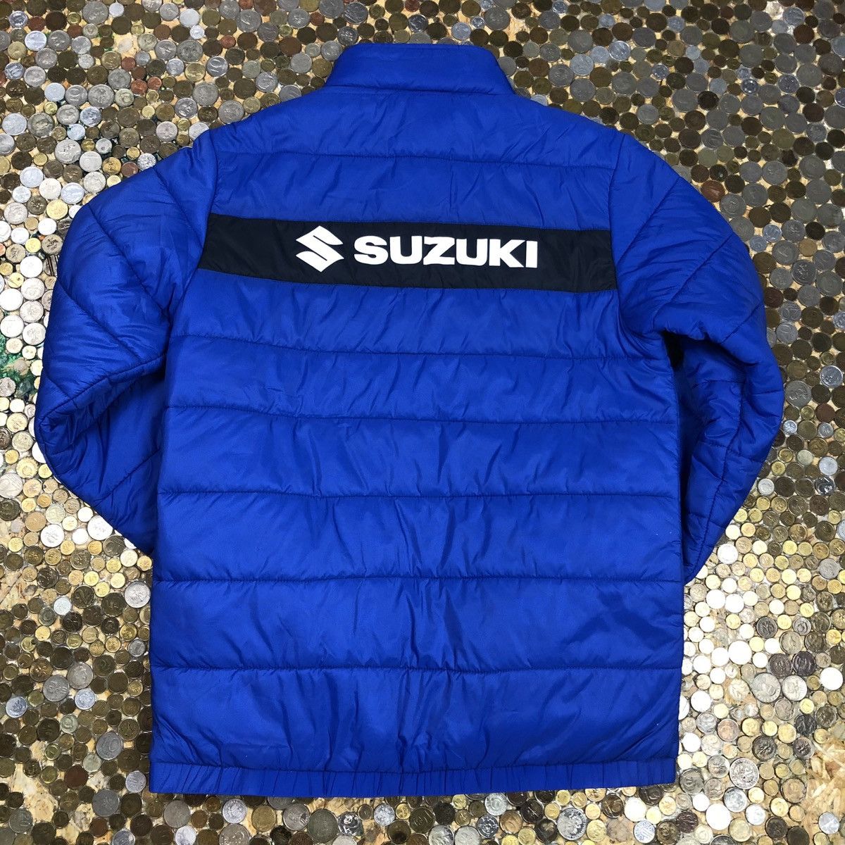 Vintage Suzuki Vintage light jacket big logo Size US L / EU 52-54 / 3 - 3 Thumbnail