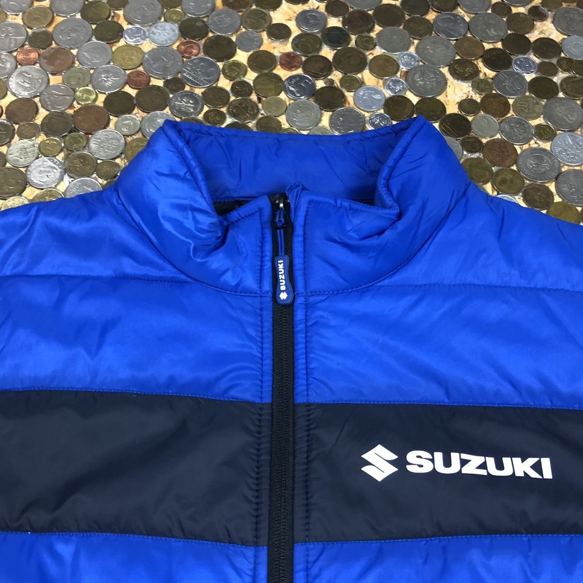Vintage Suzuki Vintage light jacket big logo Size US L / EU 52-54 / 3 - 2 Thumbnail