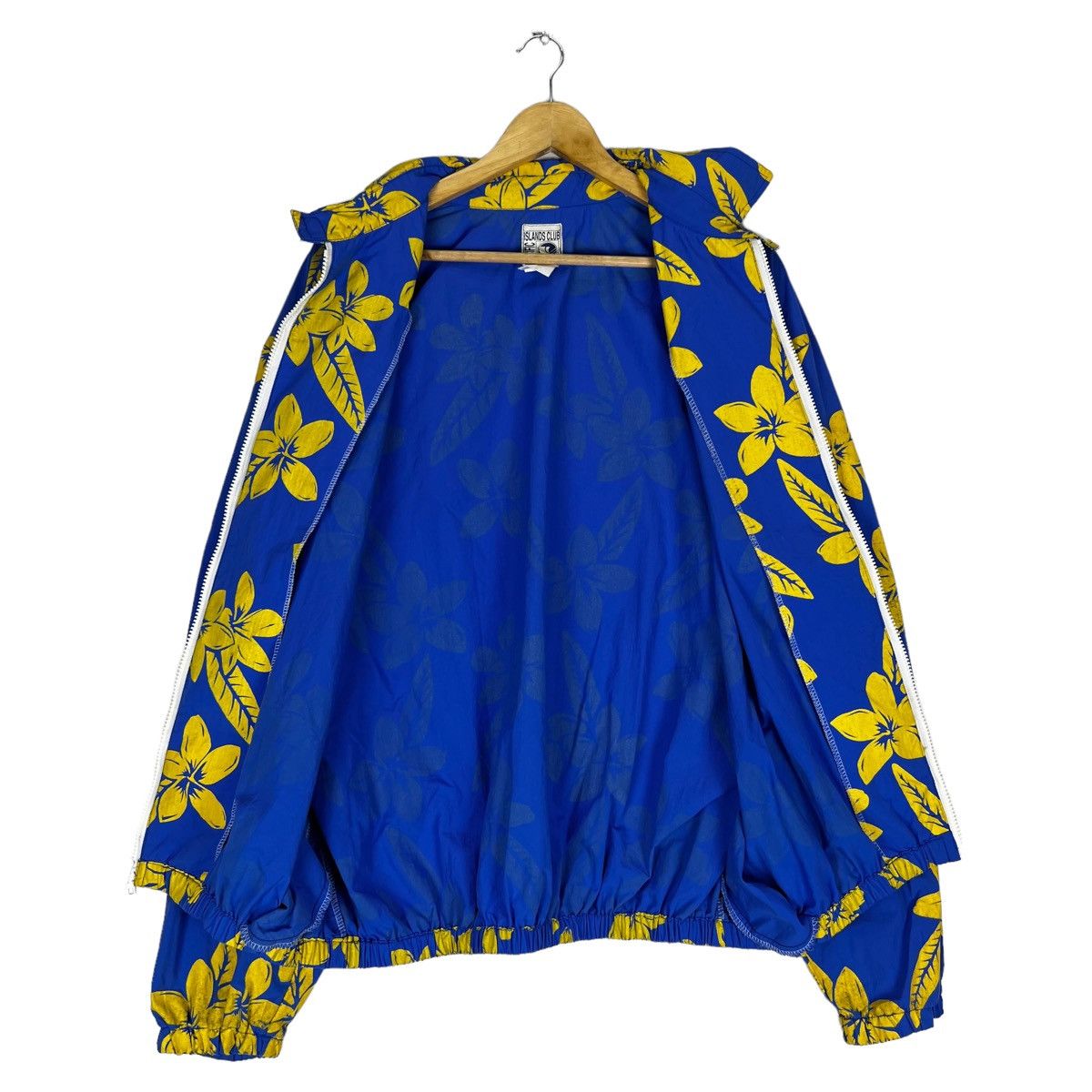 Art Comes First Vintage pacific island flowers overpint zipper jacket Size US XL / EU 56 / 4 - 5 Thumbnail