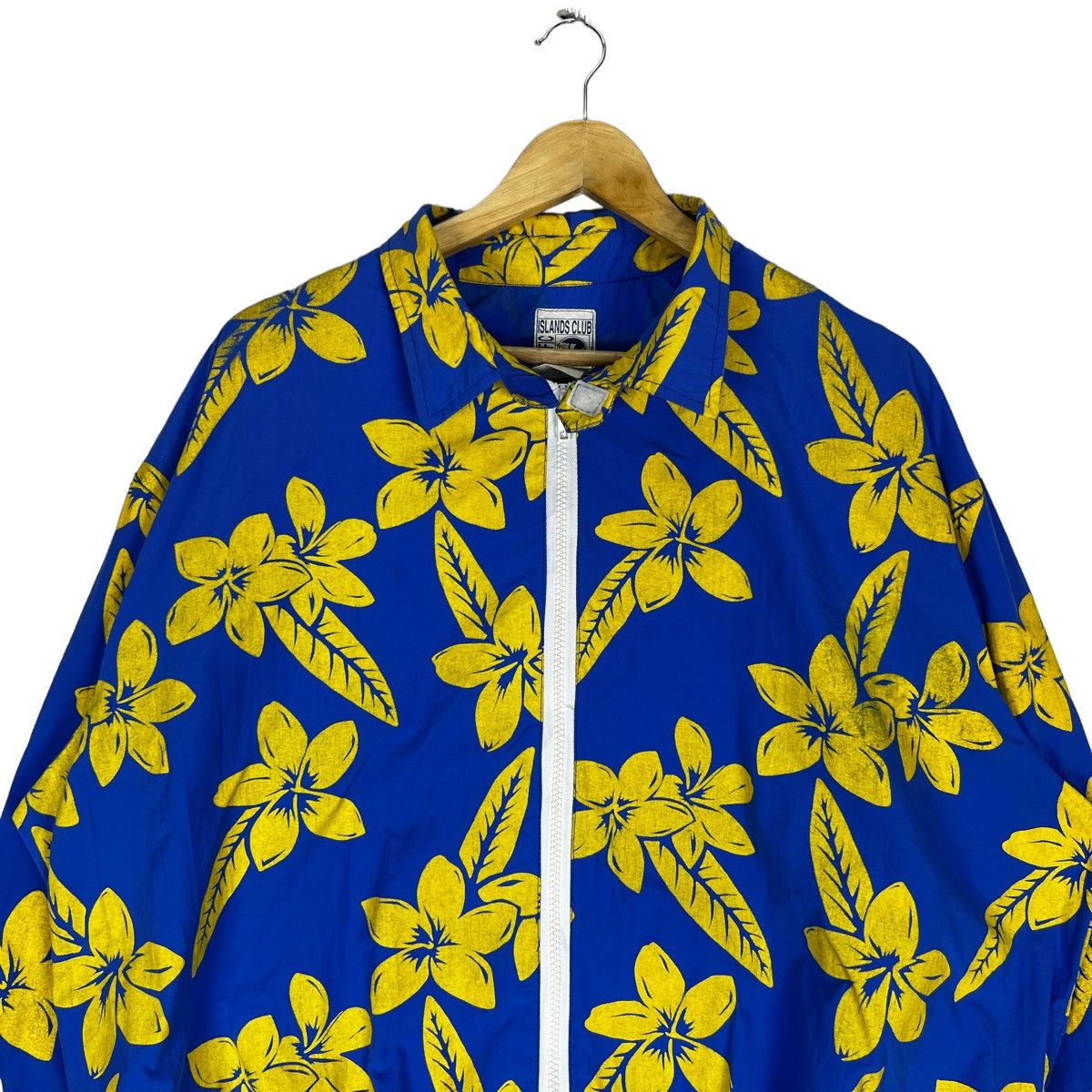 Art Comes First Vintage pacific island flowers overpint zipper jacket Size US XL / EU 56 / 4 - 2 Thumbnail