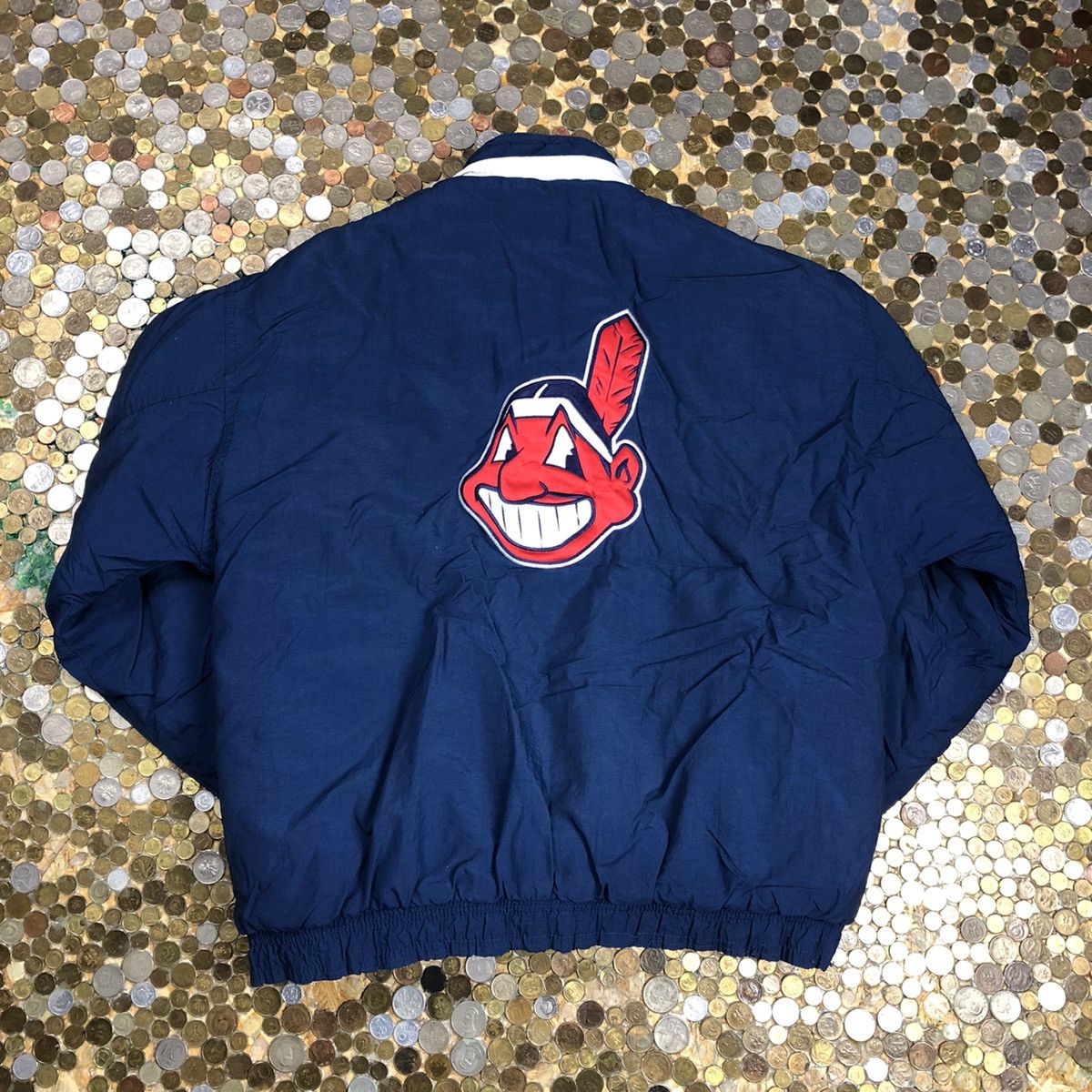 90's Cleveland Indians Bomber Jacket