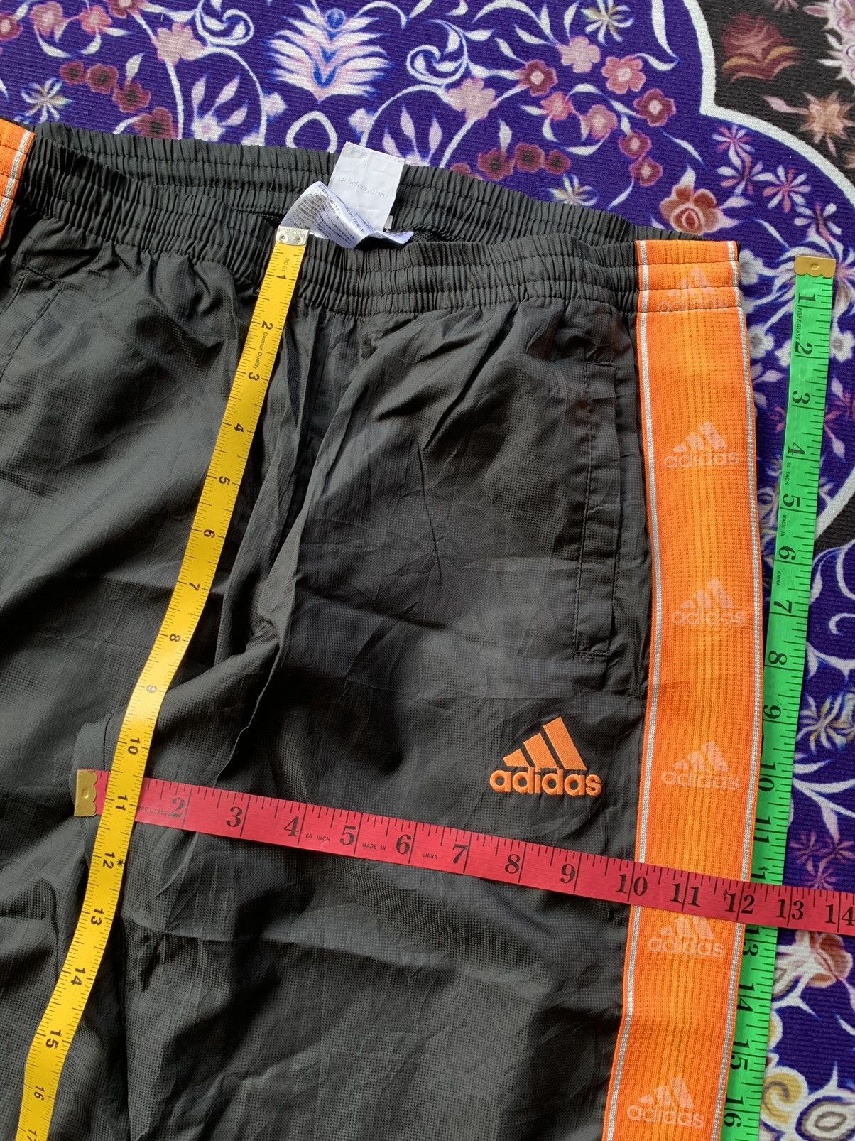 Adidas Vintage Adidas Side Tape Track Bottom Size US 34 / EU 50 - 10 Thumbnail